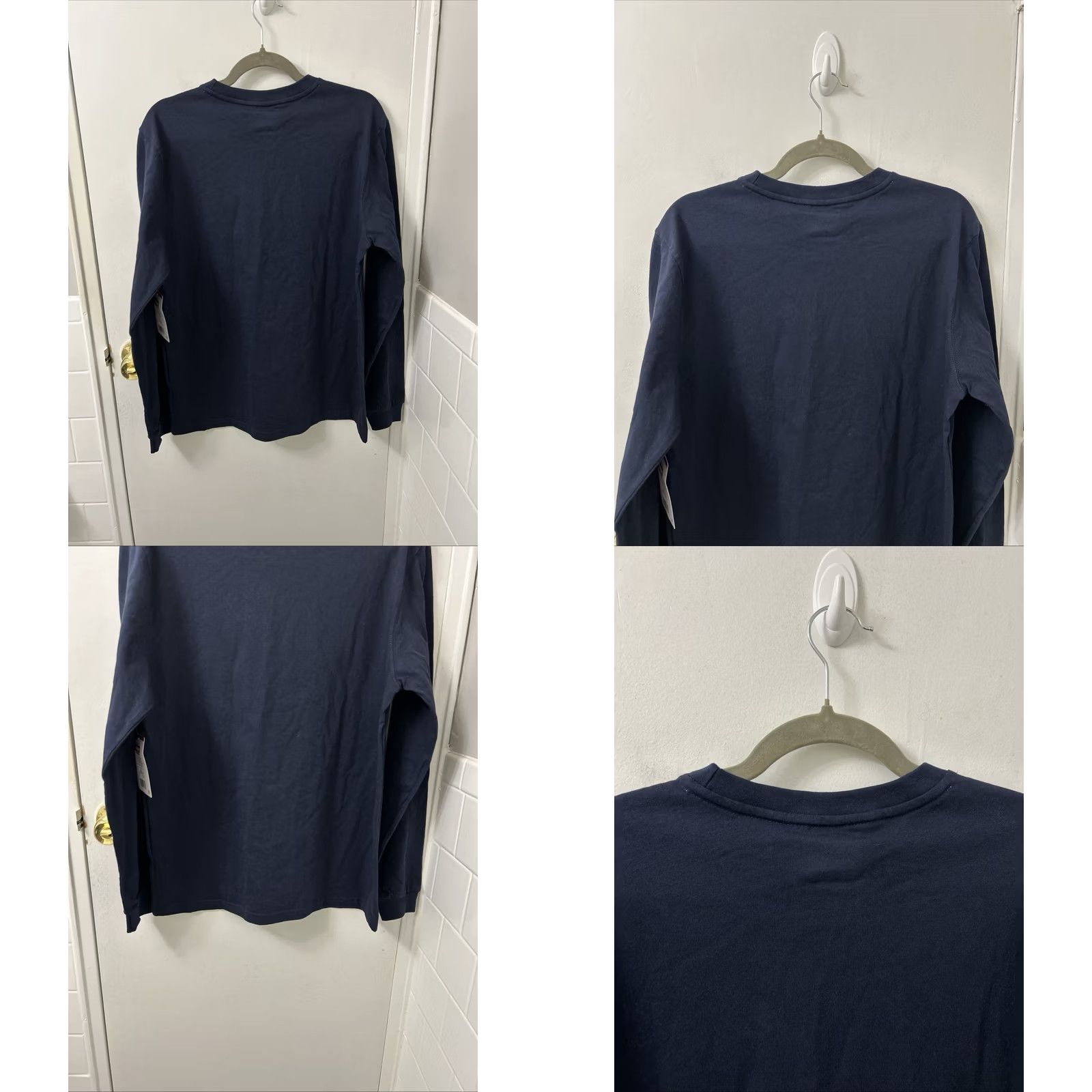 Wrangler Wrangler Workwear T Shirt Mens M Blue Heavyweight Relaxed Long Sleeve NWT Pen Pocket UPF 30 Moisture Wicking Size US M / EU 48-50 / 2 - 8 Thumbnail
