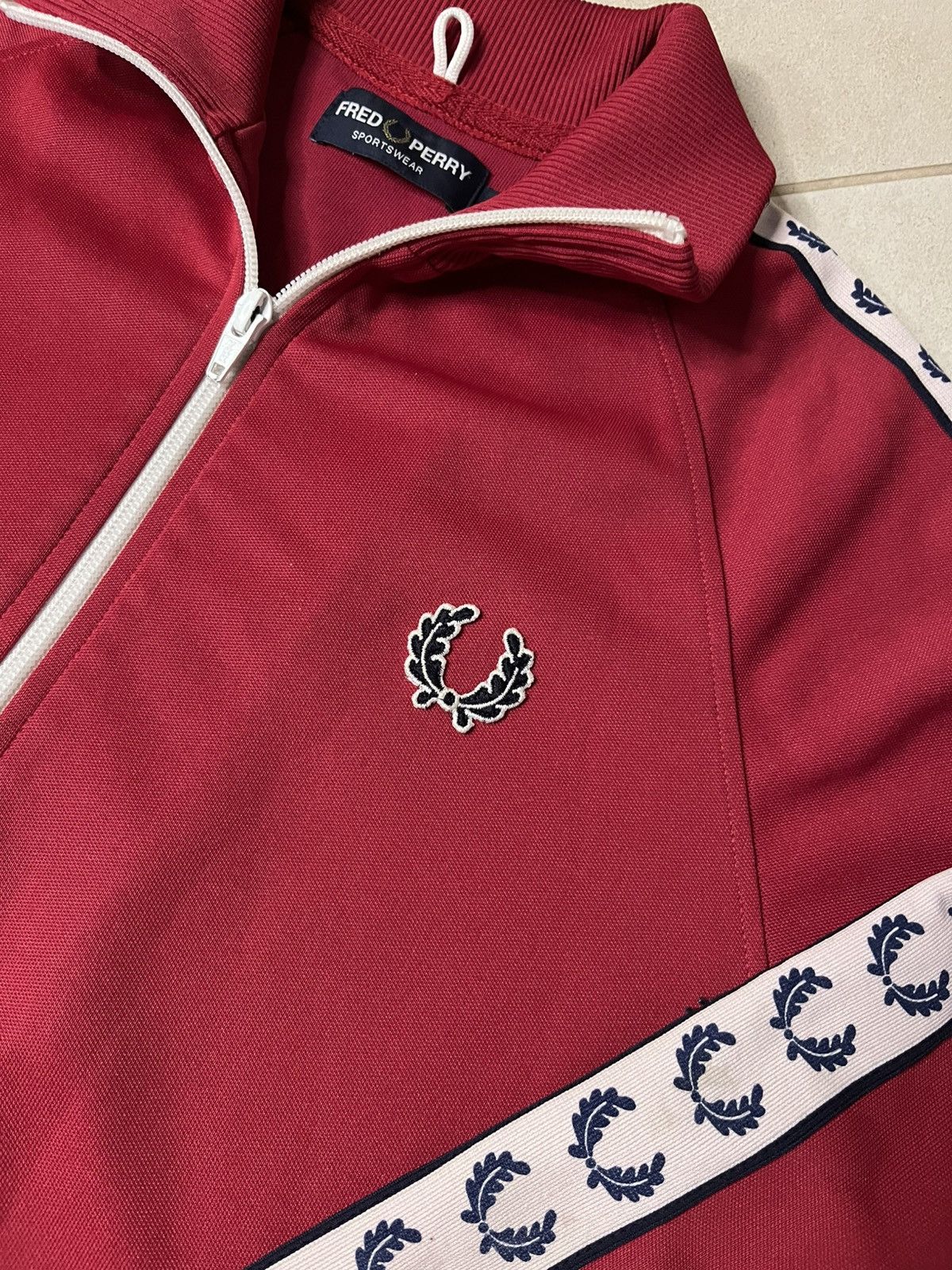 Fred Perry × Vintage Zip Up Sweatshirt Fred Perry Lampas Casual Size US S / EU 44-46 / 1 - 2 Thumbnail