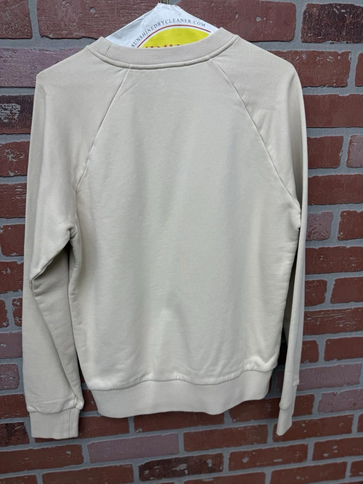 Balmain Balmain Beige Printed Logo Sweatshirt Size Small $750 Retail Size S / US 4 / IT 40 - 6 Thumbnail