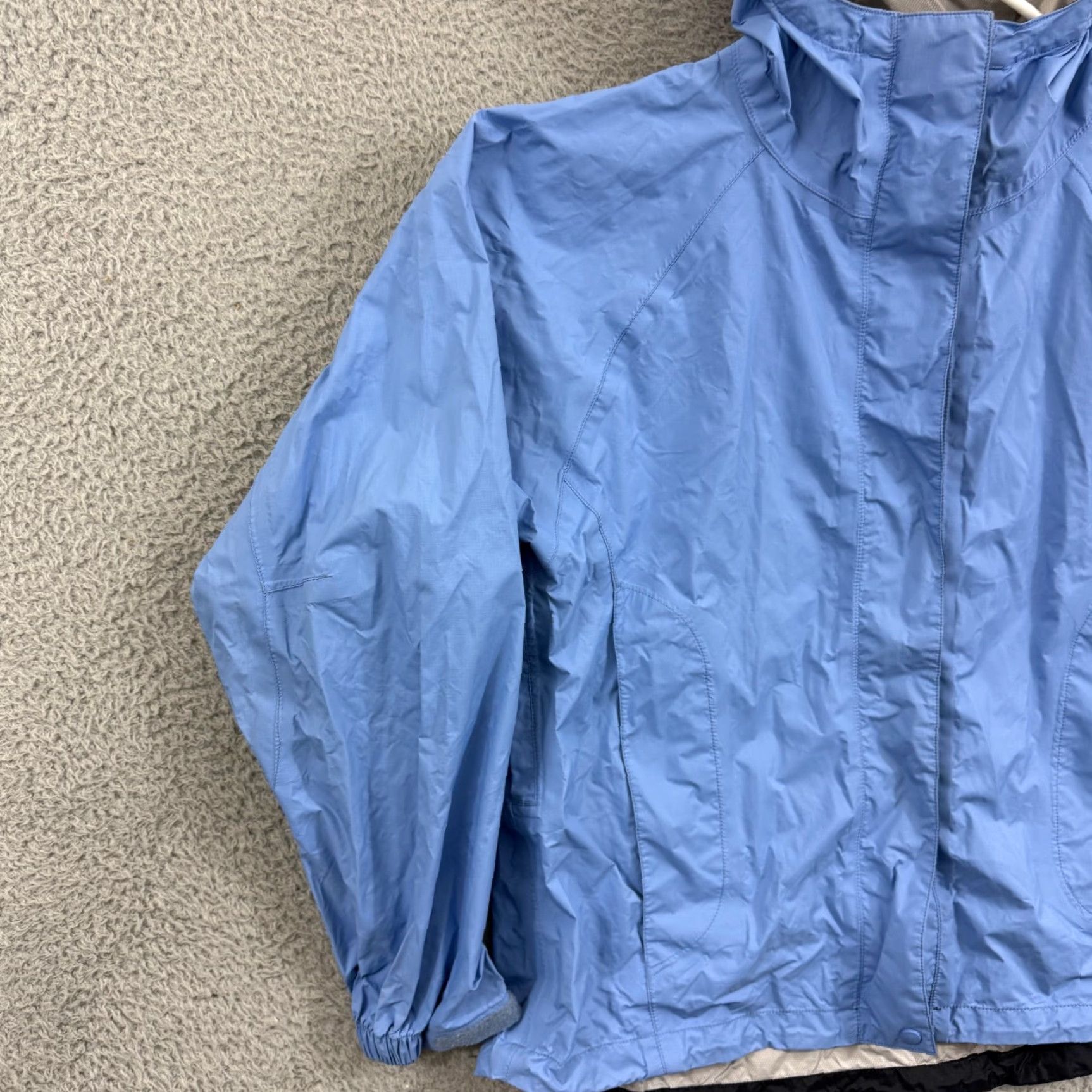 Eastern Mountain Sports Eastern Mountain Sports Rain Jacket Womens Small Blue Hooded Full Zip Windbreaker Jacket Womens Small Blue EMS Rain Jacket Hooded Full Zip ANSI Size S / US 4 / IT 40 - 4 Thumbnail