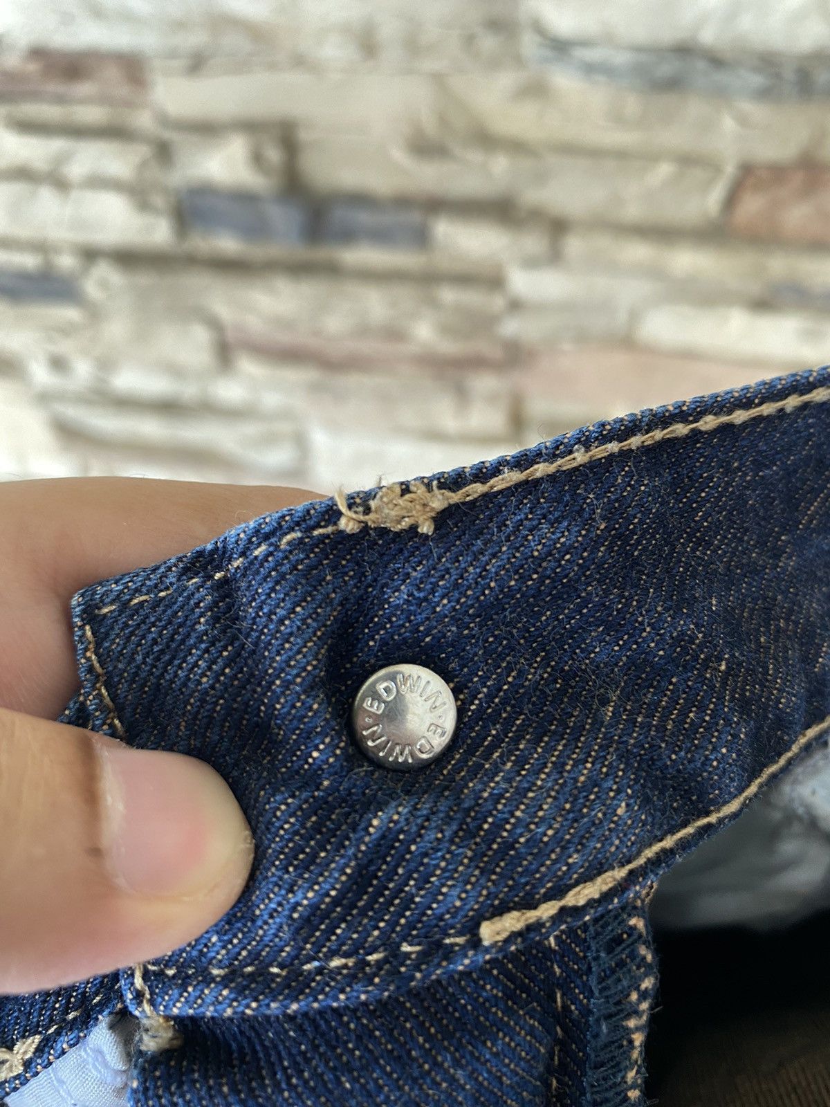 Vintage 💸 Binding Offer Edwin 505 New Vintage Straight Cut Jeans Size US 28 / EU 44 - 14 Thumbnail