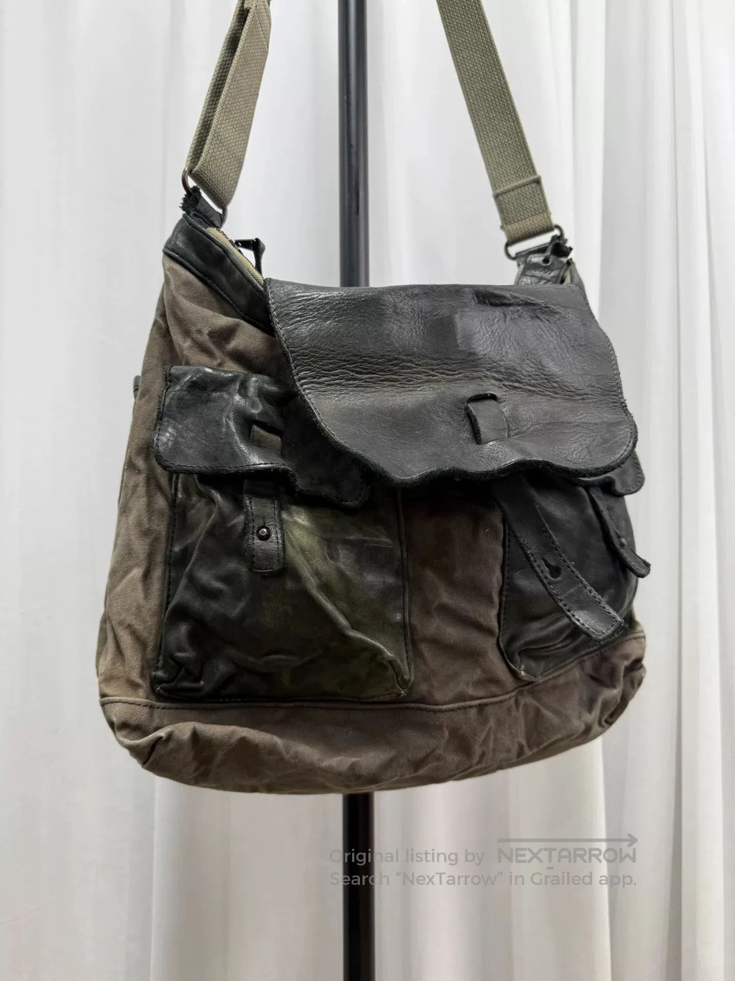 Yohji Yamamoto y's for men large capacity shoulder bag. Size ONE SIZE - 3 Thumbnail