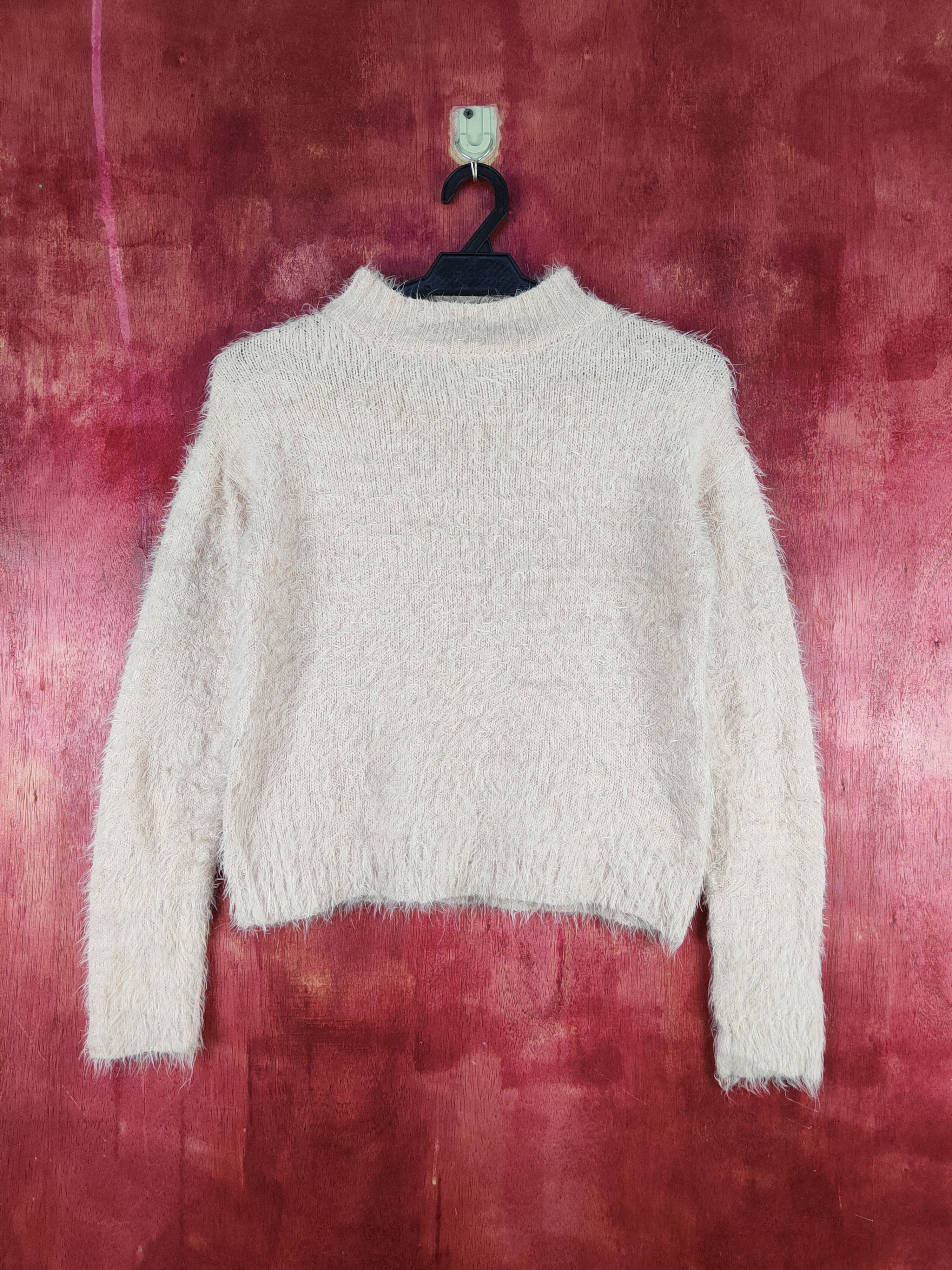 Japanese Brand × Vintage Vintage Artists Design Sorridere Peach Fur Mohair Knitwear Size M / US 6-8 / IT 42-44 - 1 Thumbnail