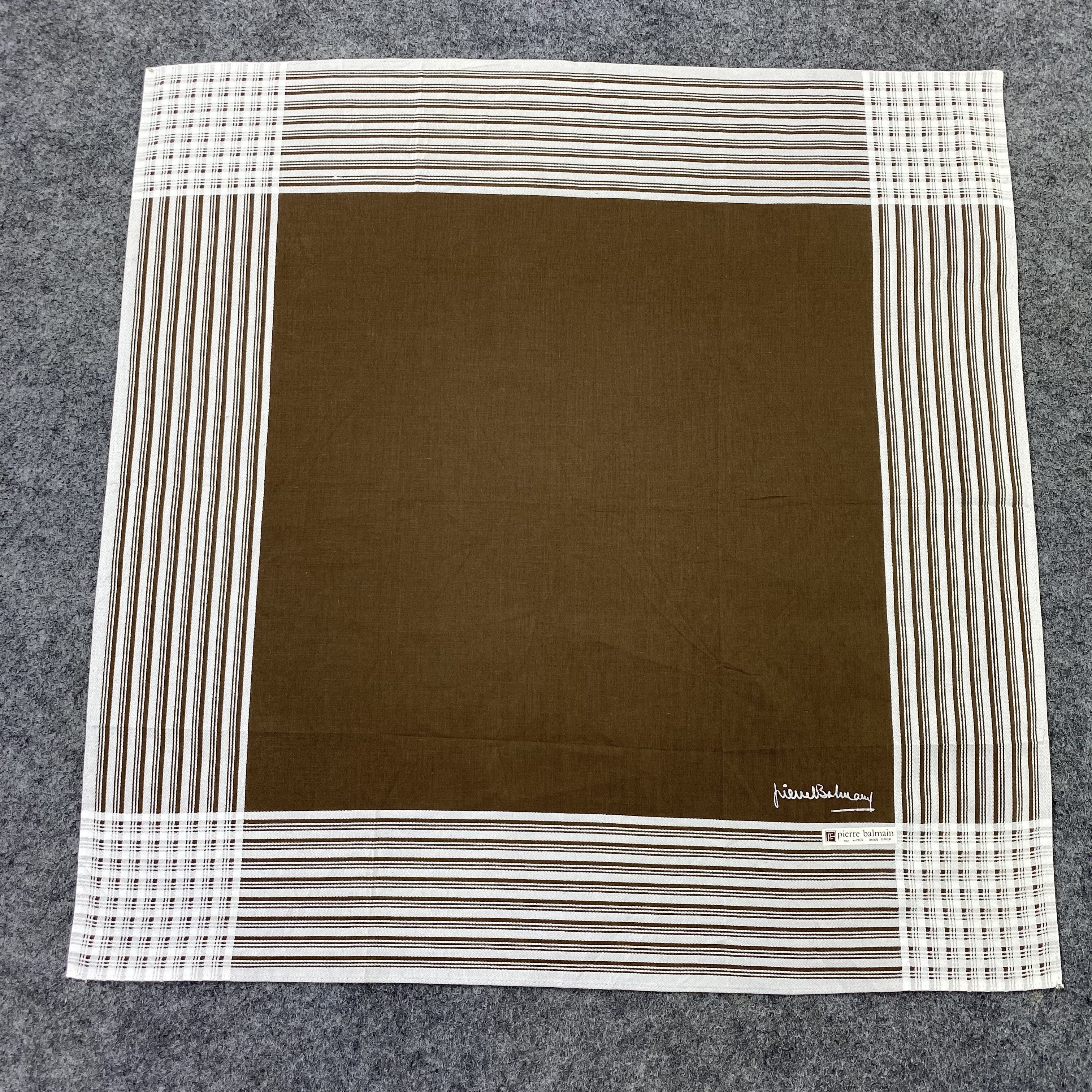 Pierre Balmain Pierre Balmain Handkerchief Neckerchief Bandana-B1608 Size ONE SIZE - 3 Thumbnail