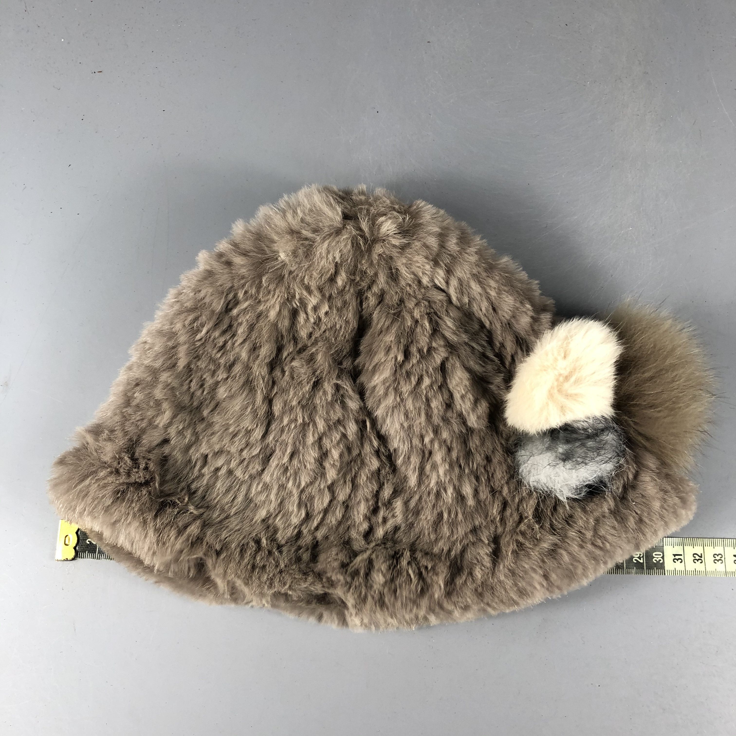 Japanese Brand × Vintage Womens Faux Fur Beanie Snow Hat Snow Cap -D925 Size ONE SIZE - 4 Thumbnail