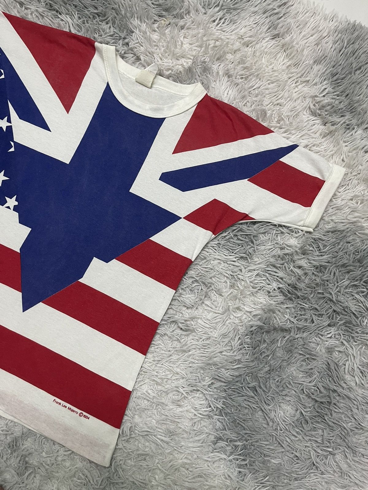 Other 80s AMERICAN FLAG FULL PRINT SHIRT RARE Size US M / EU 48-50 / 2 - 4 Thumbnail