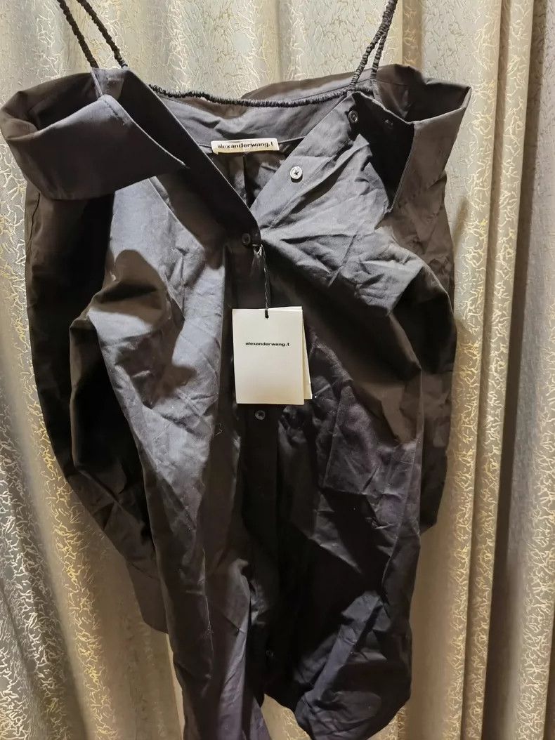 Alexander Wang Alexander Wang Black Button Up Shirt Size L / US 10 / IT 46 - 1 Thumbnail