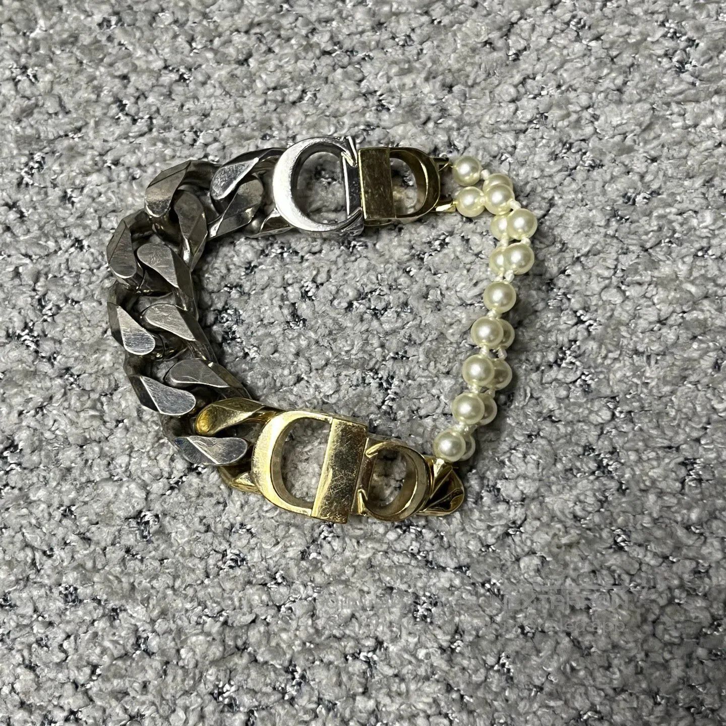 Dior Dior Metal Pearl Logo Bracelet| Size ONE SIZE - 2 Thumbnail
