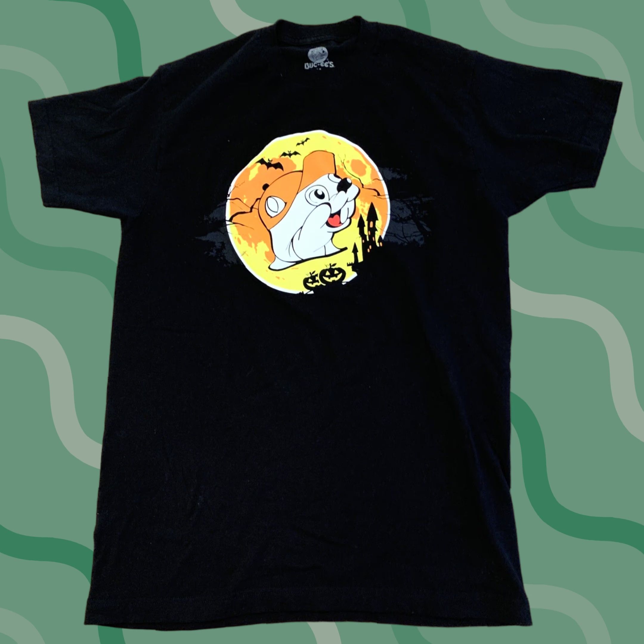 Vintage Buc-ee’s T-Shirt Halloween Let’s Boo This! Adult Medium Black Crew Neck Short Sleeve Men Buc-ee Beaver Logo Double-Sided Size US M / EU 48-50 / 2 - 1 Thumbnail