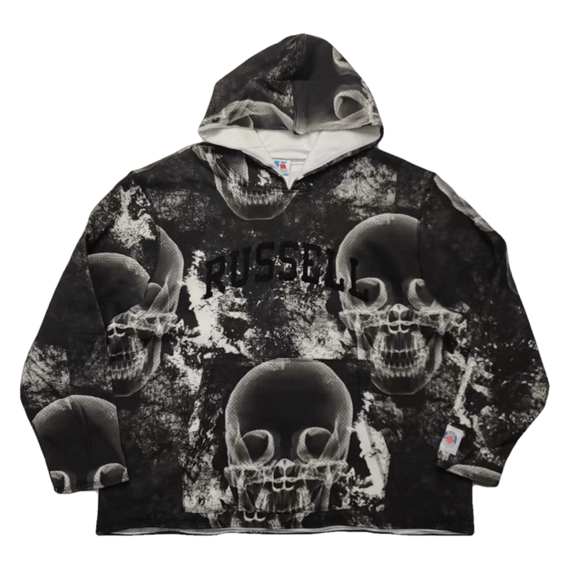 Russell Athletic Russell x a$ap rocky skull hoodie Size US L / EU 52-54 / 3 - 2 Thumbnail