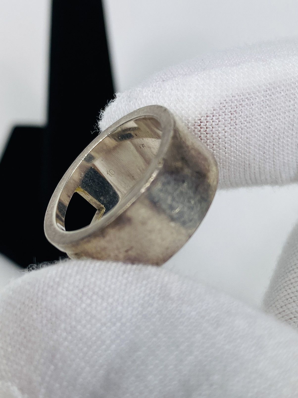 Gucci Gucci .925 Silver G Ring IT 10 Size ONE SIZE - 4 Thumbnail