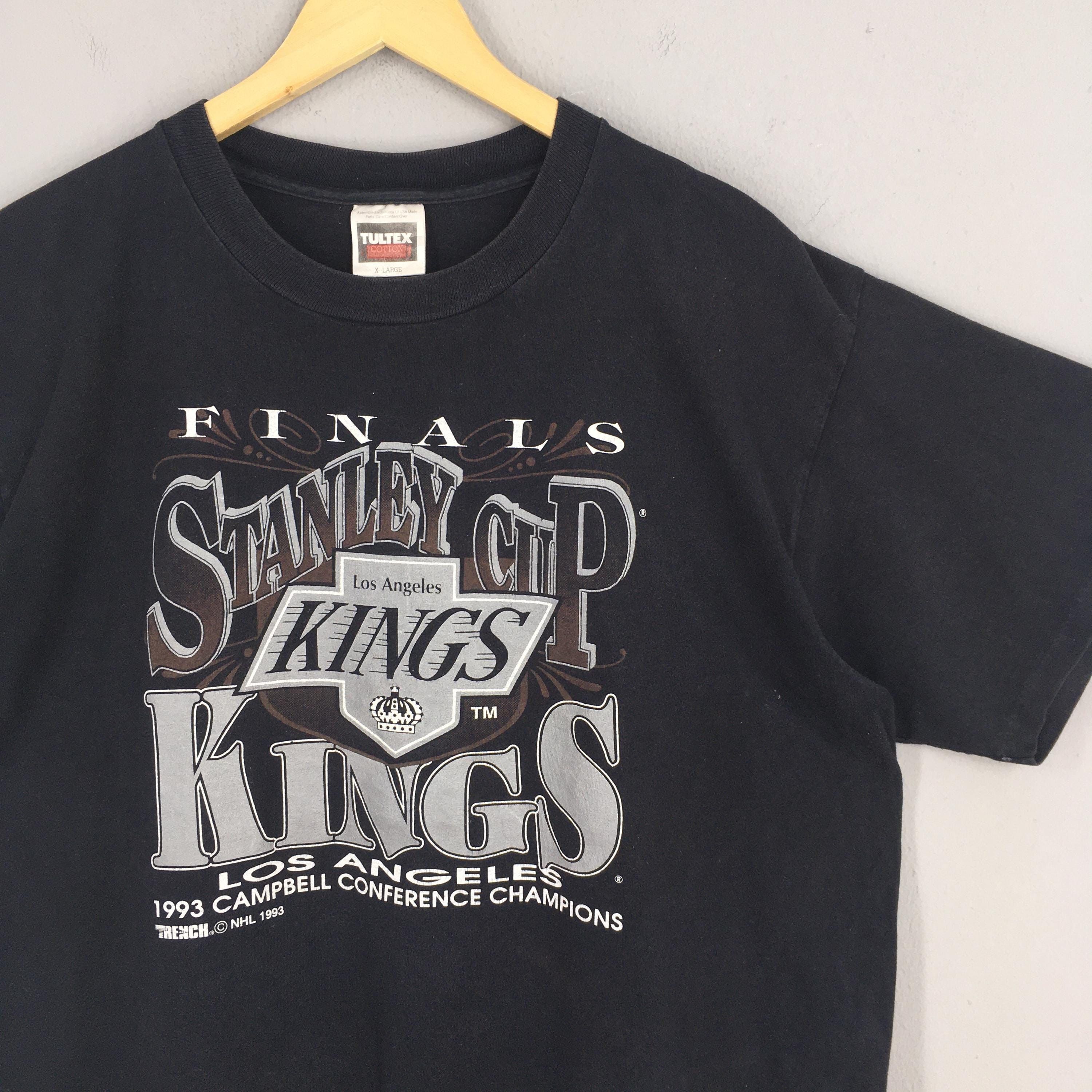 King × NHL Vintage 90s Los Angeles Kings NHL Tshirt XLarge Size US XL / EU 56 / 4 - 2 Thumbnail
