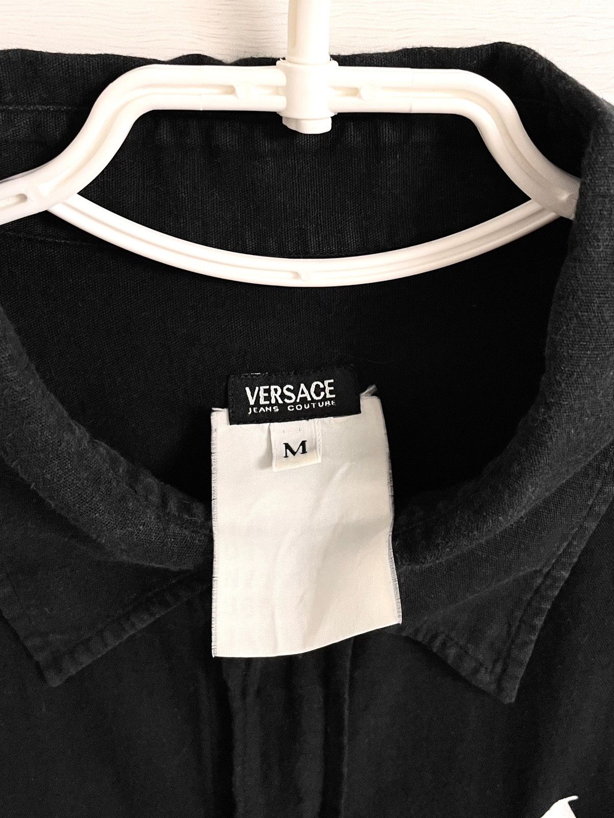 Versace Jeans Couture Vintage Versace Jeans Couture Big Logo Pocket Linen Shirt Size US M / EU 48-50 / 2 - 5 Thumbnail