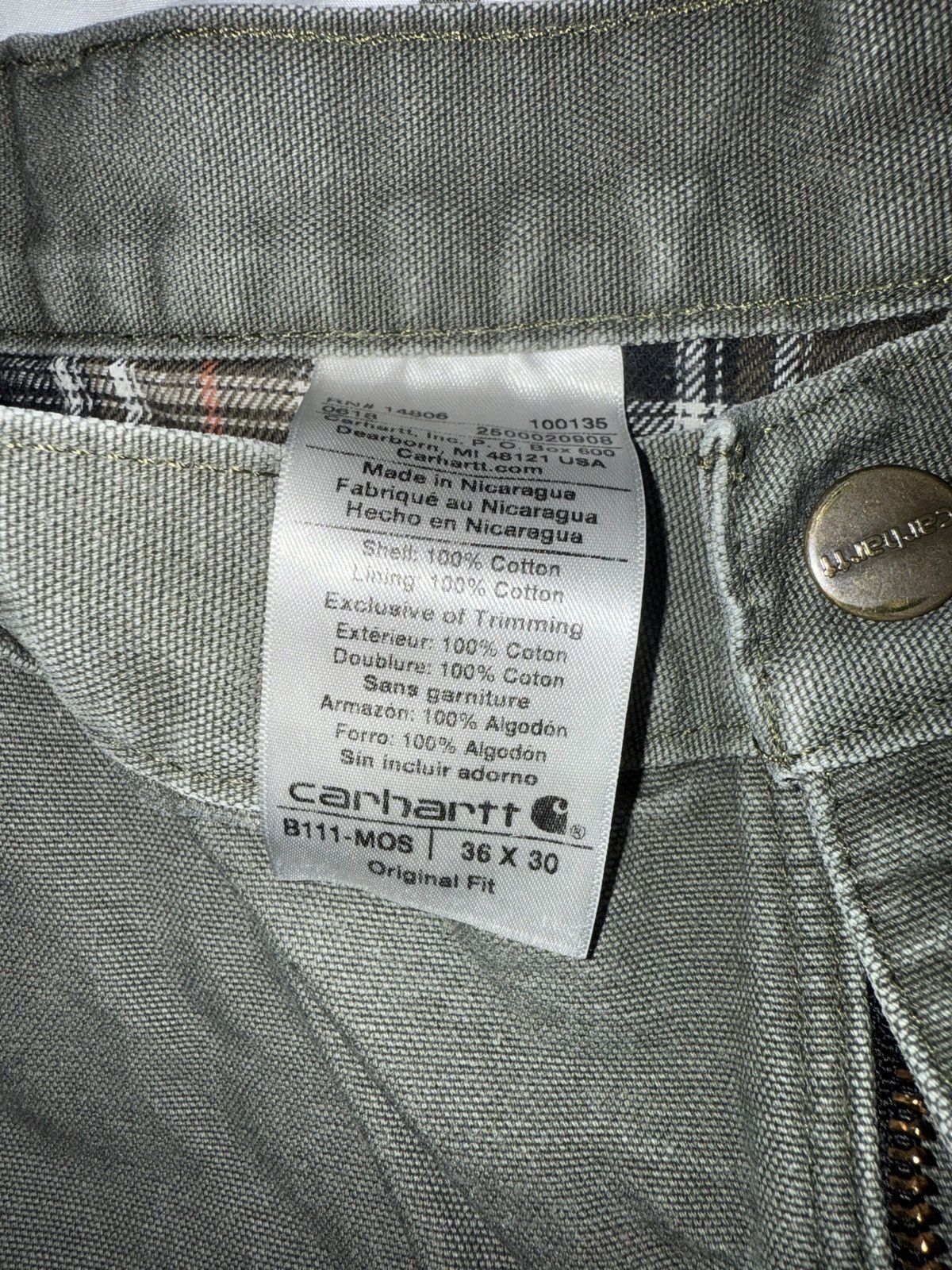 Carhartt Carhartt Green Cargos Size US 36 / EU 52 - 2 Thumbnail