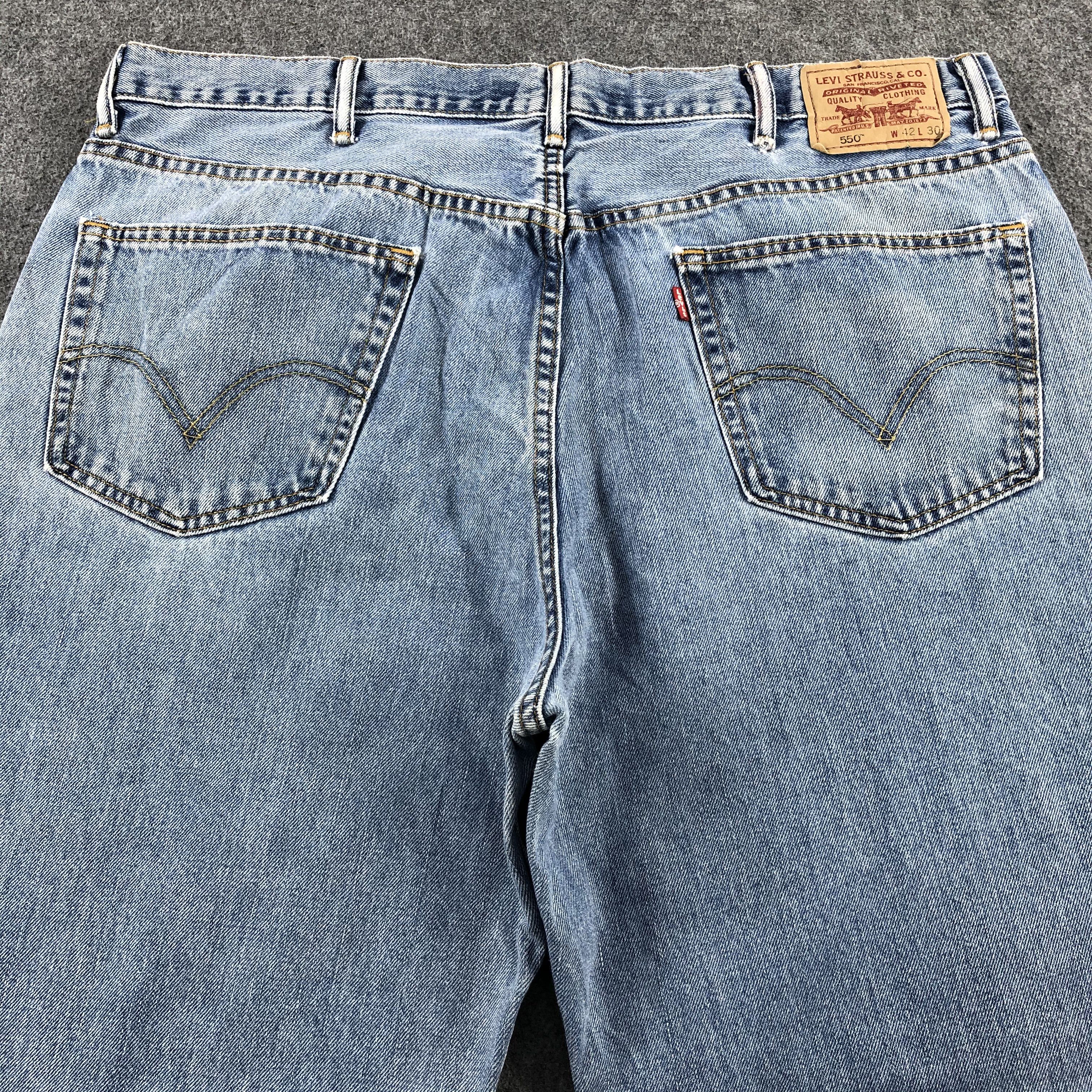 Levi's × Vintage Vintage Blue Wash Levis 550 Jeans-JM1807 Size US 40 / EU 56 - 4 Thumbnail