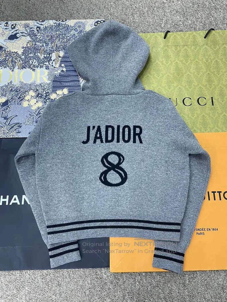 Dior Dior 8-character hooded cashmere sweater Size XS / US 0-2 / IT 36-38 - 2 Thumbnail