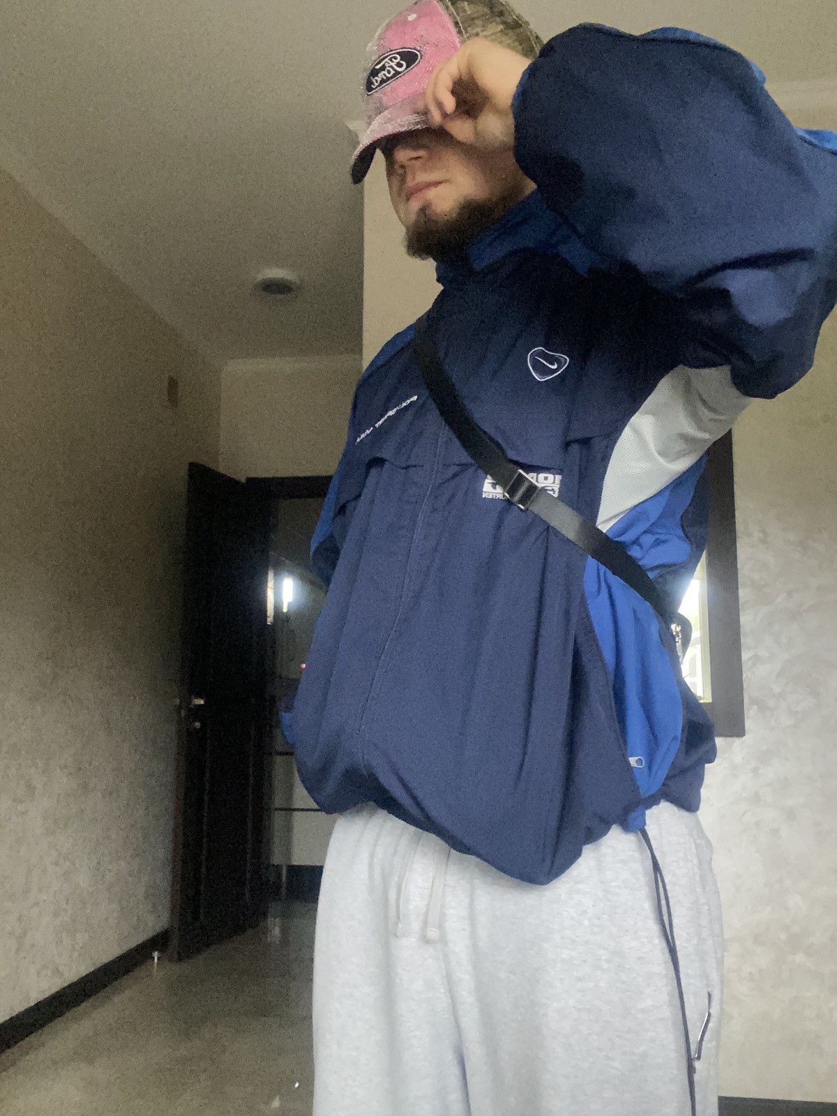Nike Vintage Nike Team Y2K Jacket Oversized Japanese Streetwear Size US XL / EU 56 / 4 - 2 Thumbnail