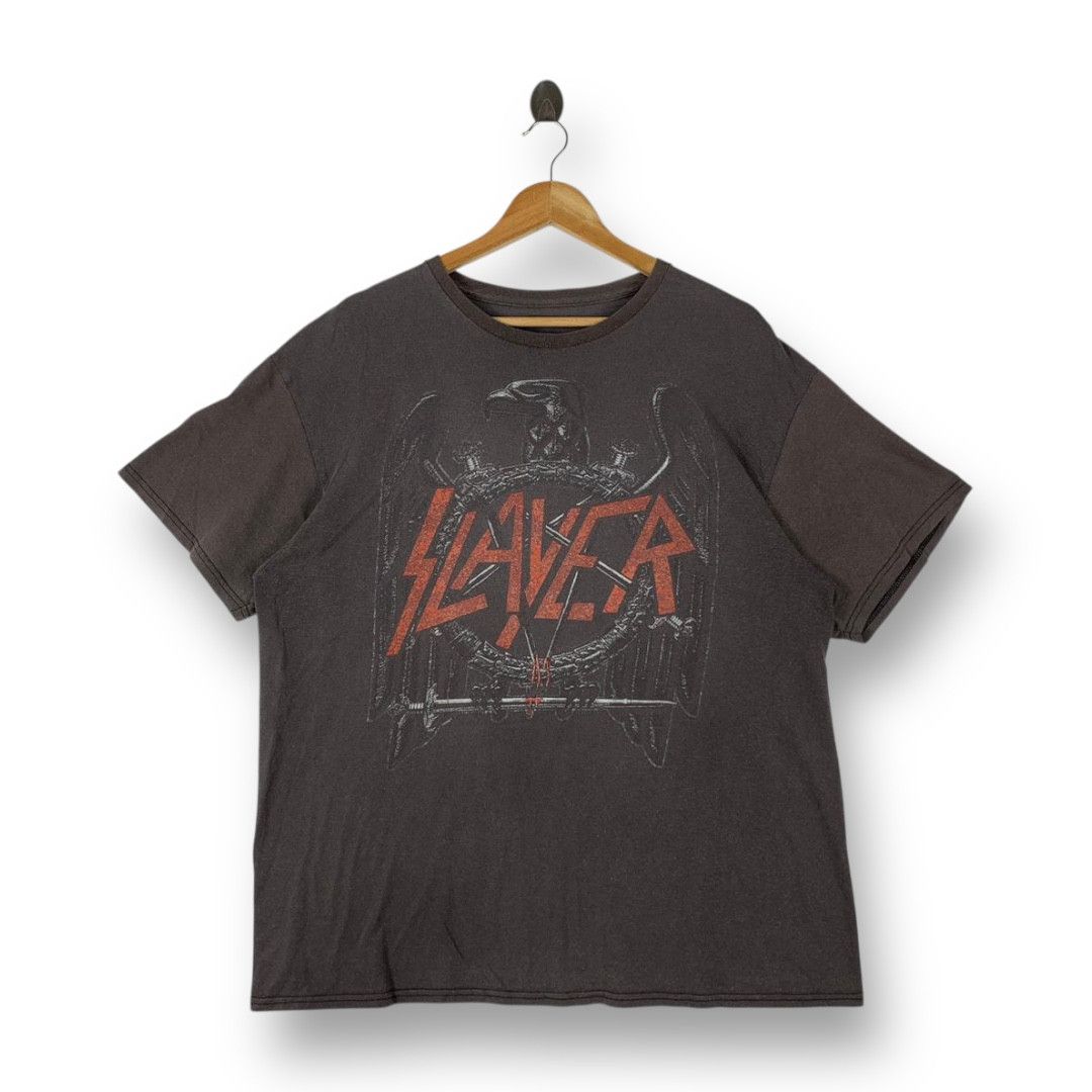Band Tees Vintage SLAYER spellout band tees Size US L / EU 52-54 / 3 - 1 Thumbnail
