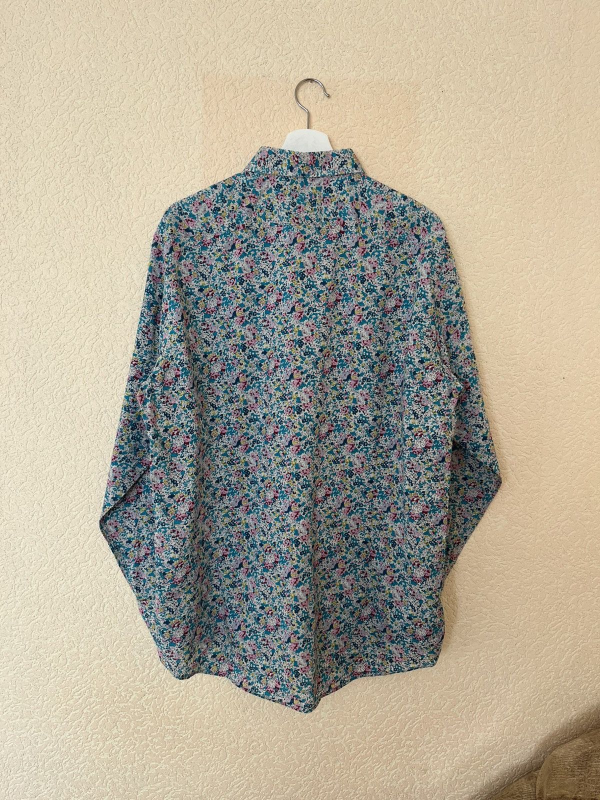 Simon Carter Simon Carter Cotton Long Sleeve Shirt Floral Print Size US L / EU 52-54 / 3 - 3 Thumbnail