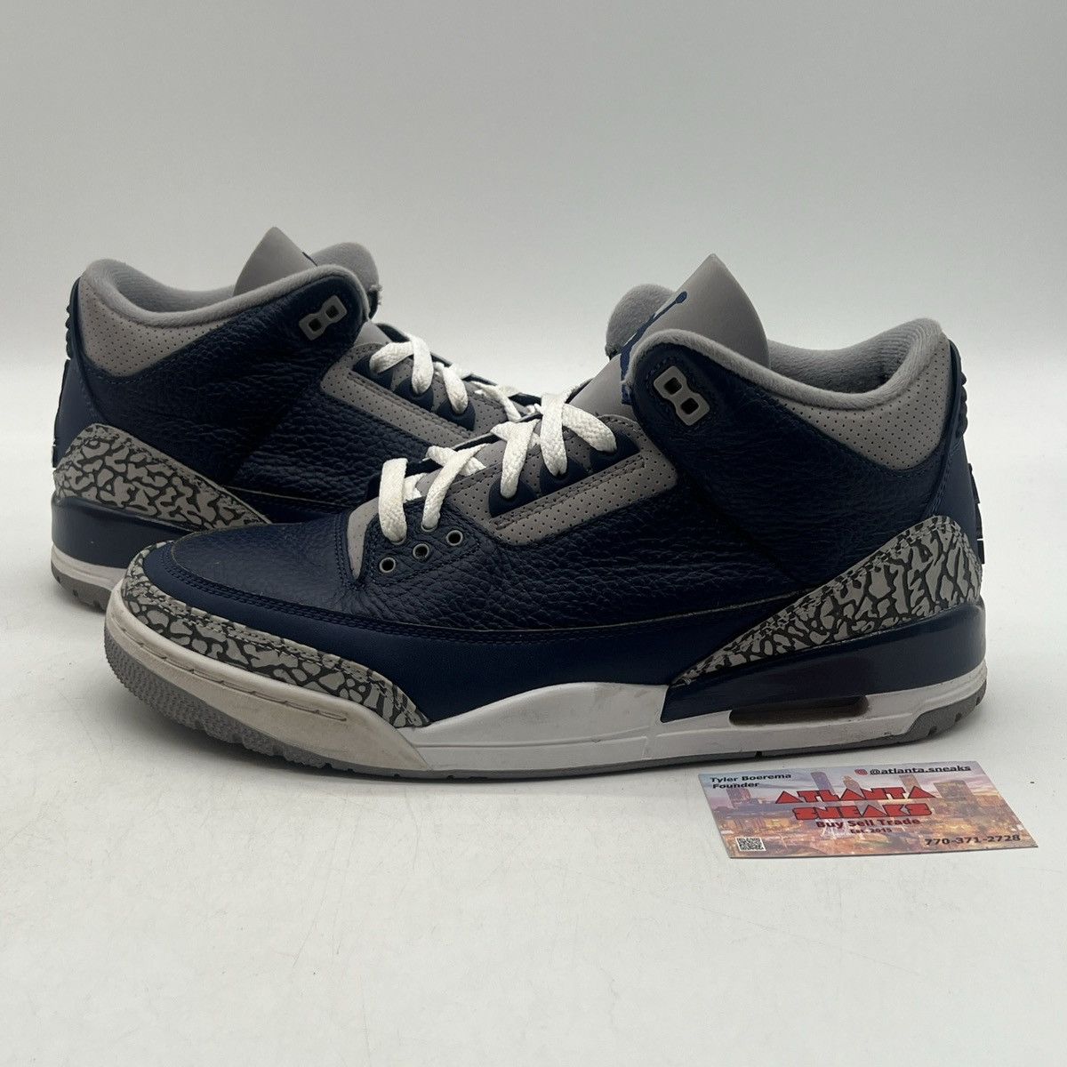 Jordan Brand Air Jordan 3 Georgetown Size US 10 / EU 43 - 1 Thumbnail