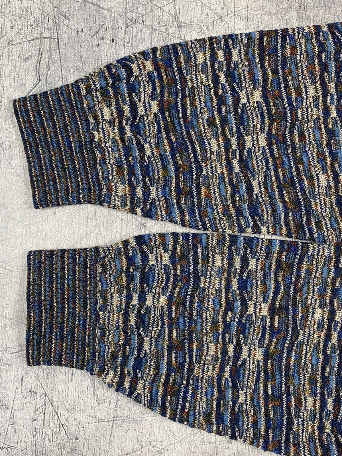 Missoni Missoni Sport Multicolor Wool Blend Sweater 3D Knit Jumper Size US L / EU 52-54 / 3 - 7 Thumbnail