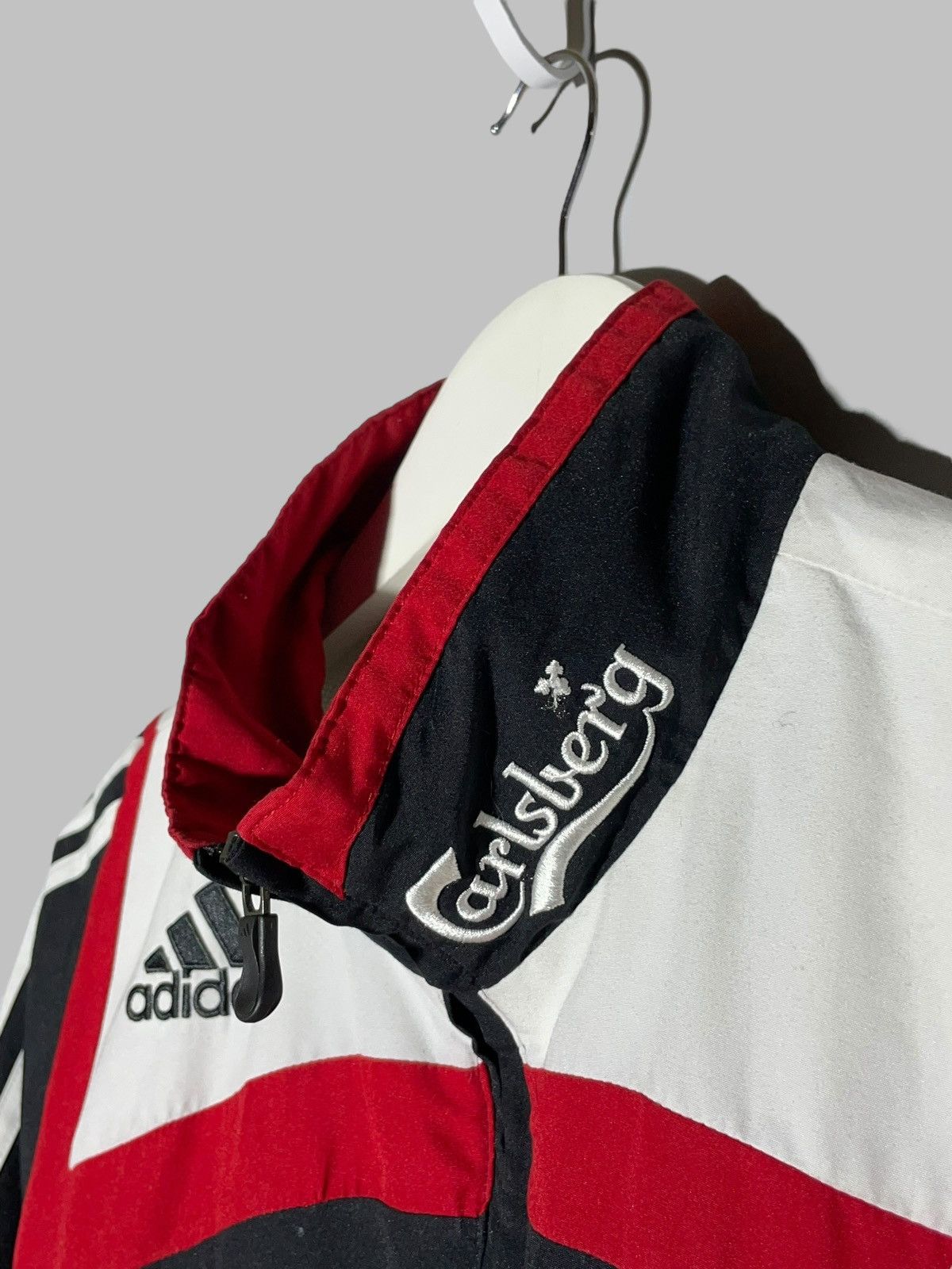 Adidas Liverpool FC Adidas Vintage Y2k Streetwear Full Zip Jacket Size US M / EU 48-50 / 2 - 7 Thumbnail