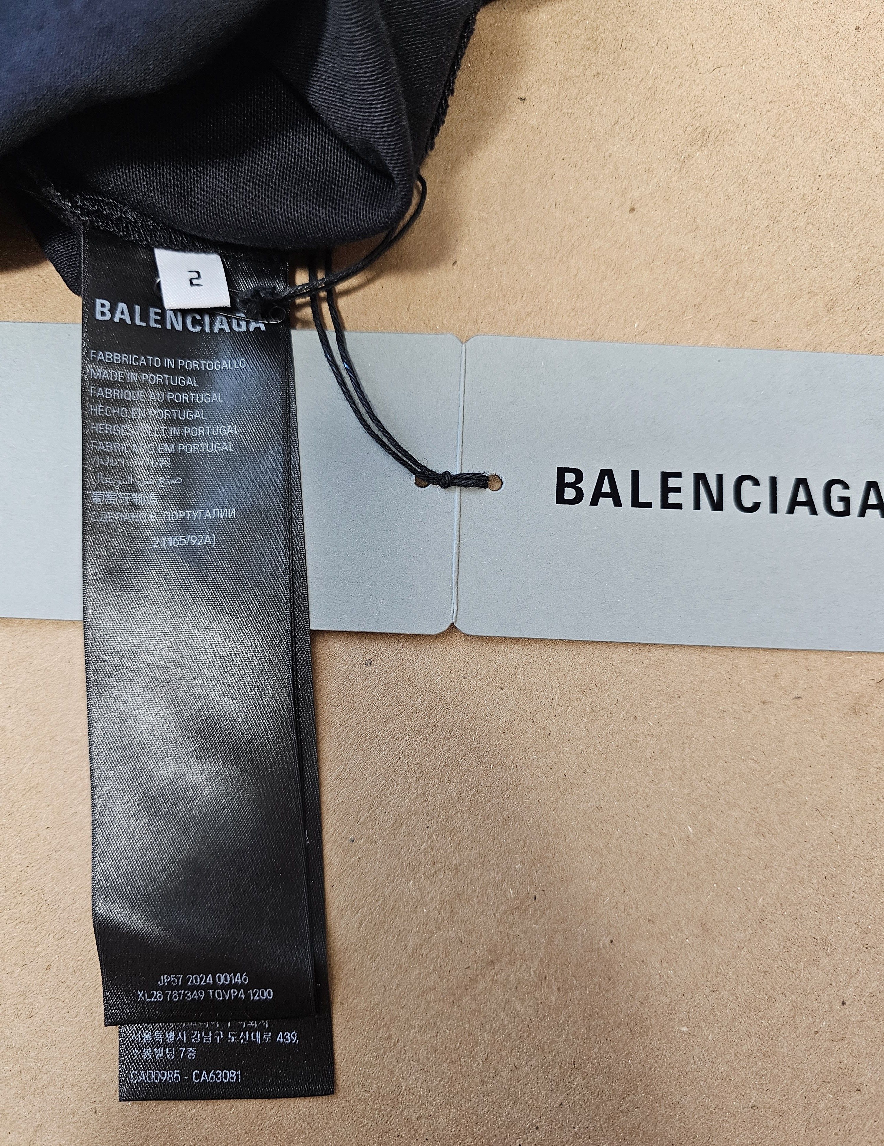 Balenciaga Black nologo t-shirt Size US M / EU 48-50 / 2 - 3 Thumbnail