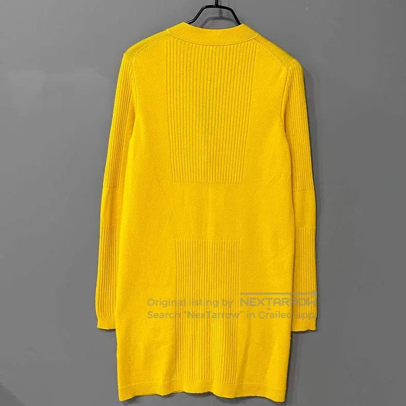 Hermes Hermes Bright yellow cashmere long cardigan jacket Size XS / US 0-2 / IT 36-38 - 3 Thumbnail