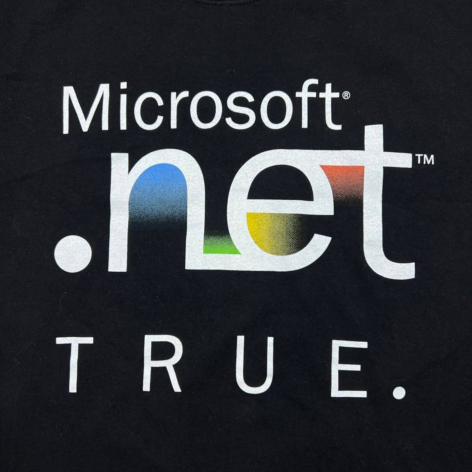 Microsoft × Vintage Vintage Y2K Microsoft Net T Shirt Windows Short Sleeve Tee Size US XL / EU 56 / 4 - 2 Thumbnail