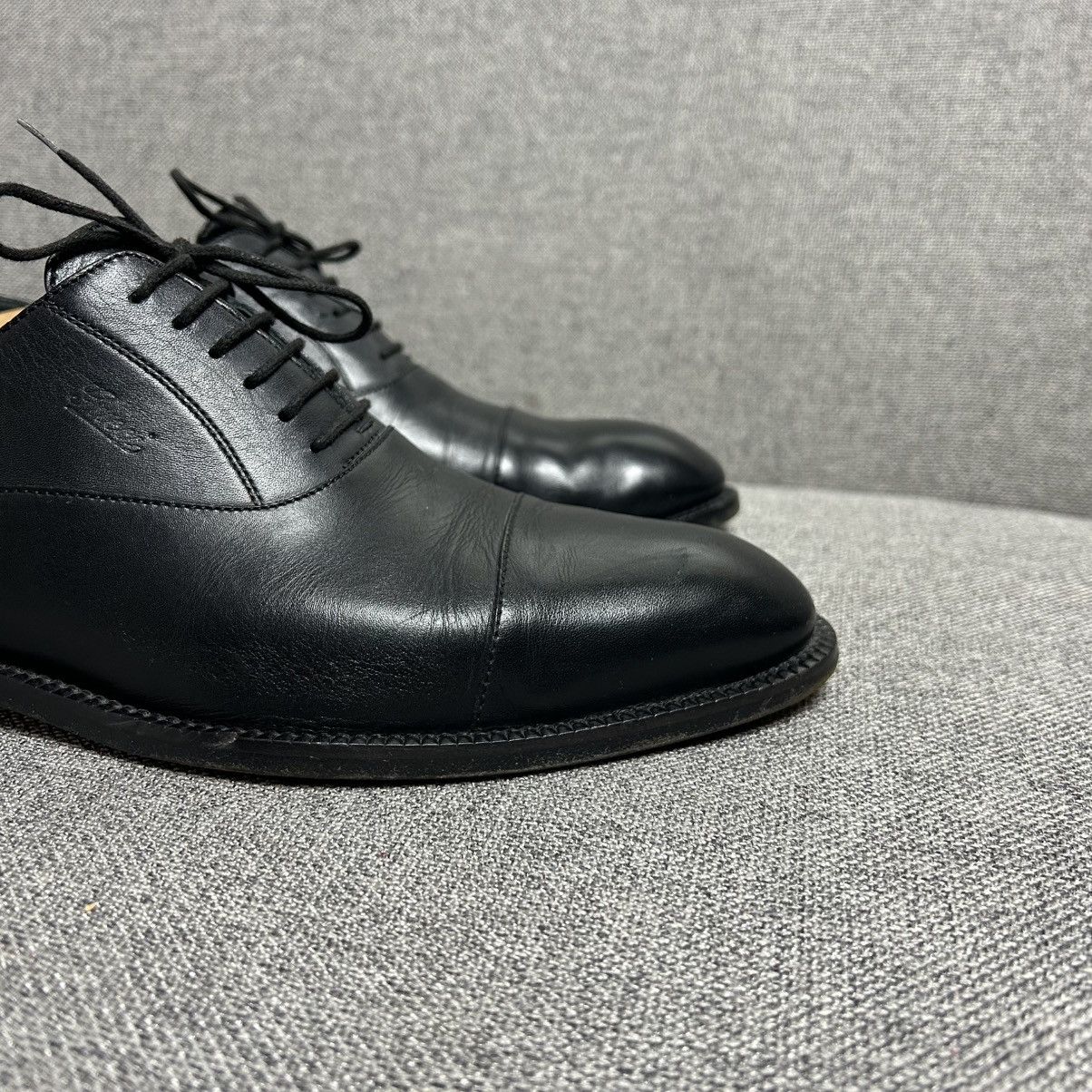 Gucci Gucci Black Leather Oxford Dress Shoes IT8 Size US 9.5 / EU 42-43 - 3 Thumbnail