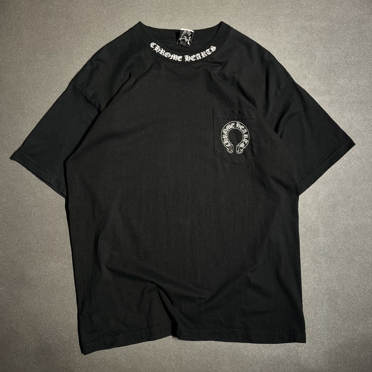 Chrome Hearts Vintage 90’s Malibu Floral Cross Neck Script Size US XL / EU 56 / 4 - 1 Thumbnail