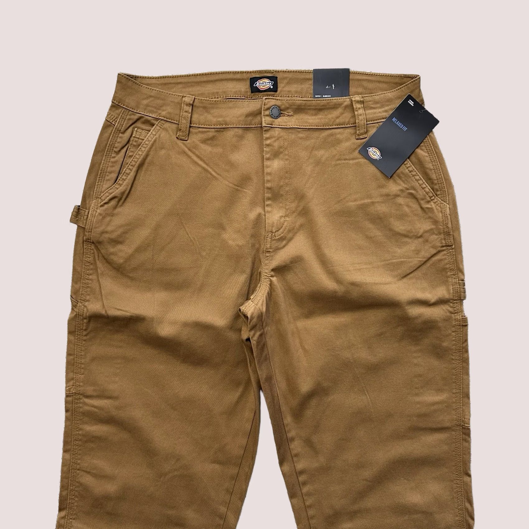 Dickies Dickies Carpenter Pants Womens 30x31 Brown Relaxed Fit Utility Stretch High Rise Size 30" / US 8 / IT 44 - 1 Thumbnail