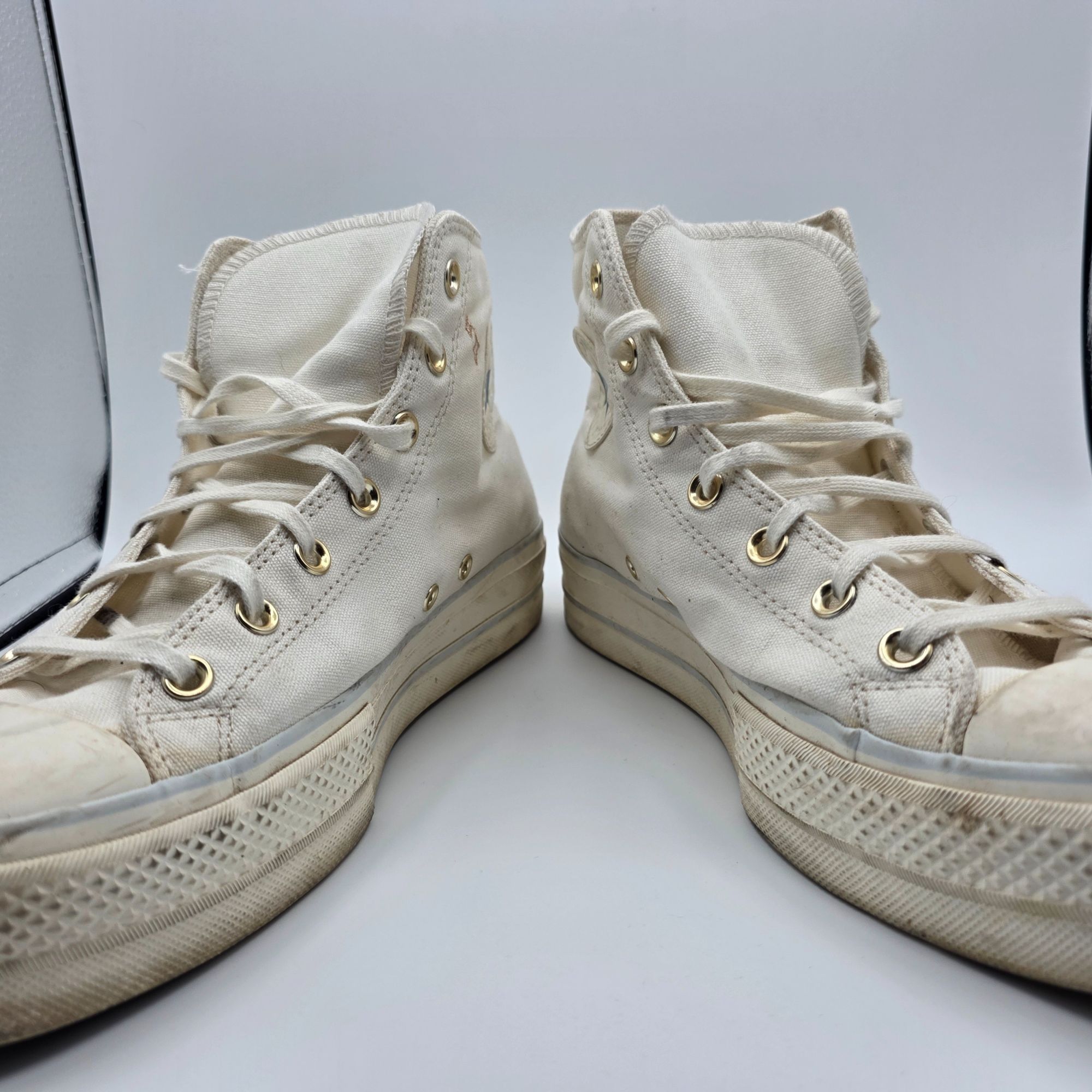 Converse Converse Chuck Taylor All Star Lift Hi Tiny Tattoos Womens S Size US 10 / IT 40 - 3 Thumbnail