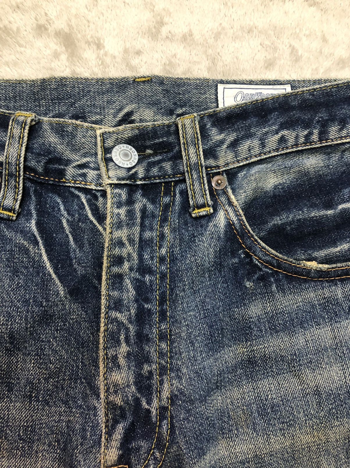 Oshkosh × Vintage 💥Vintage Oshkosh Distressed Denim Size US 32 / EU 48 - 5 Thumbnail