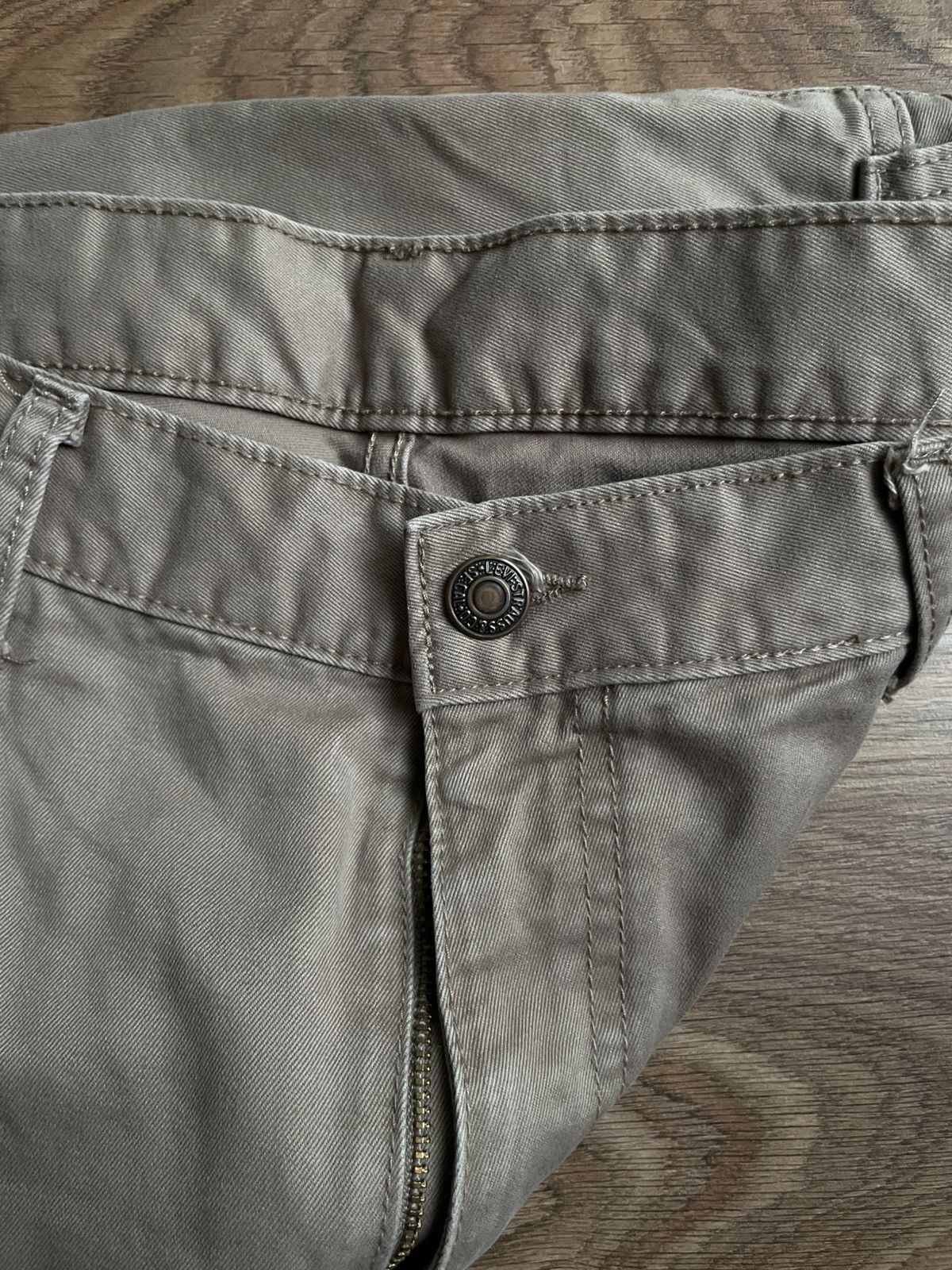 Levi's Vintage Levi’s 751 straight fit beige jeans Size US 36 / EU 52 - 4 Thumbnail