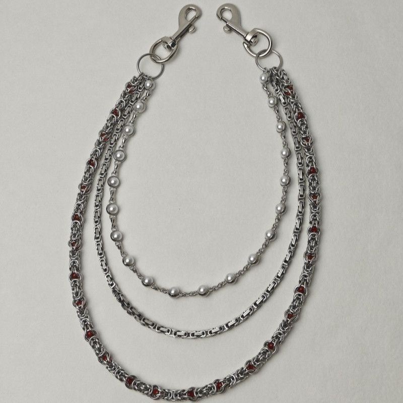 Japanese Brand × Jewelry 2 Layer Natural Echo Pearled Wallet Chain Size ONE SIZE - 3 Thumbnail