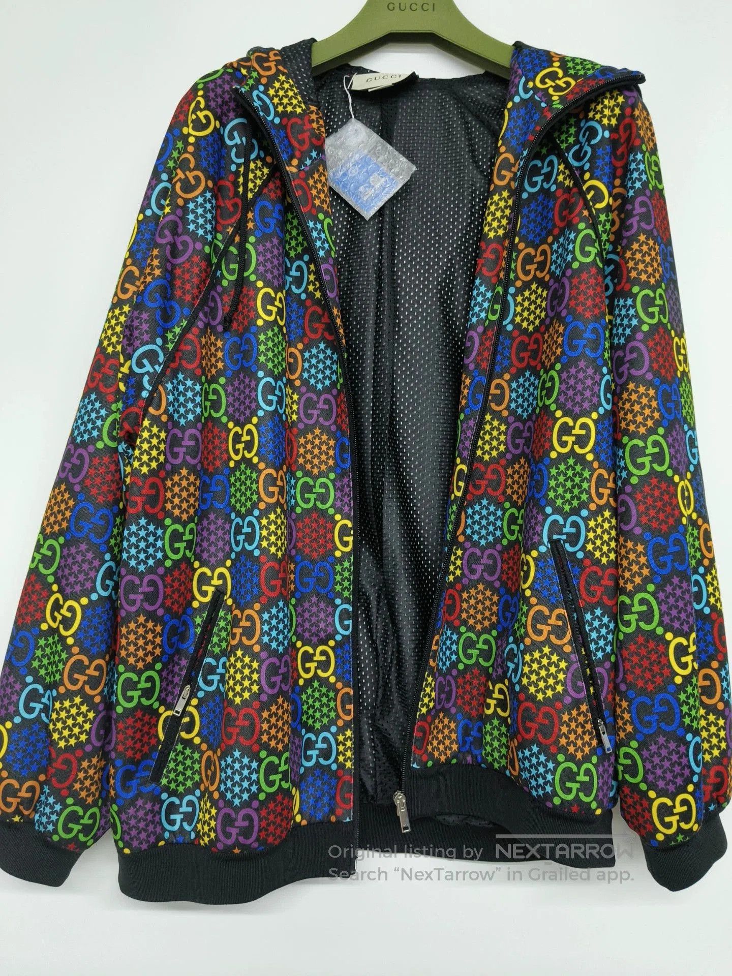 Gucci Gucci Printed Hooded Jacket. Size US L / EU 52-54 / 3 - 1 Thumbnail