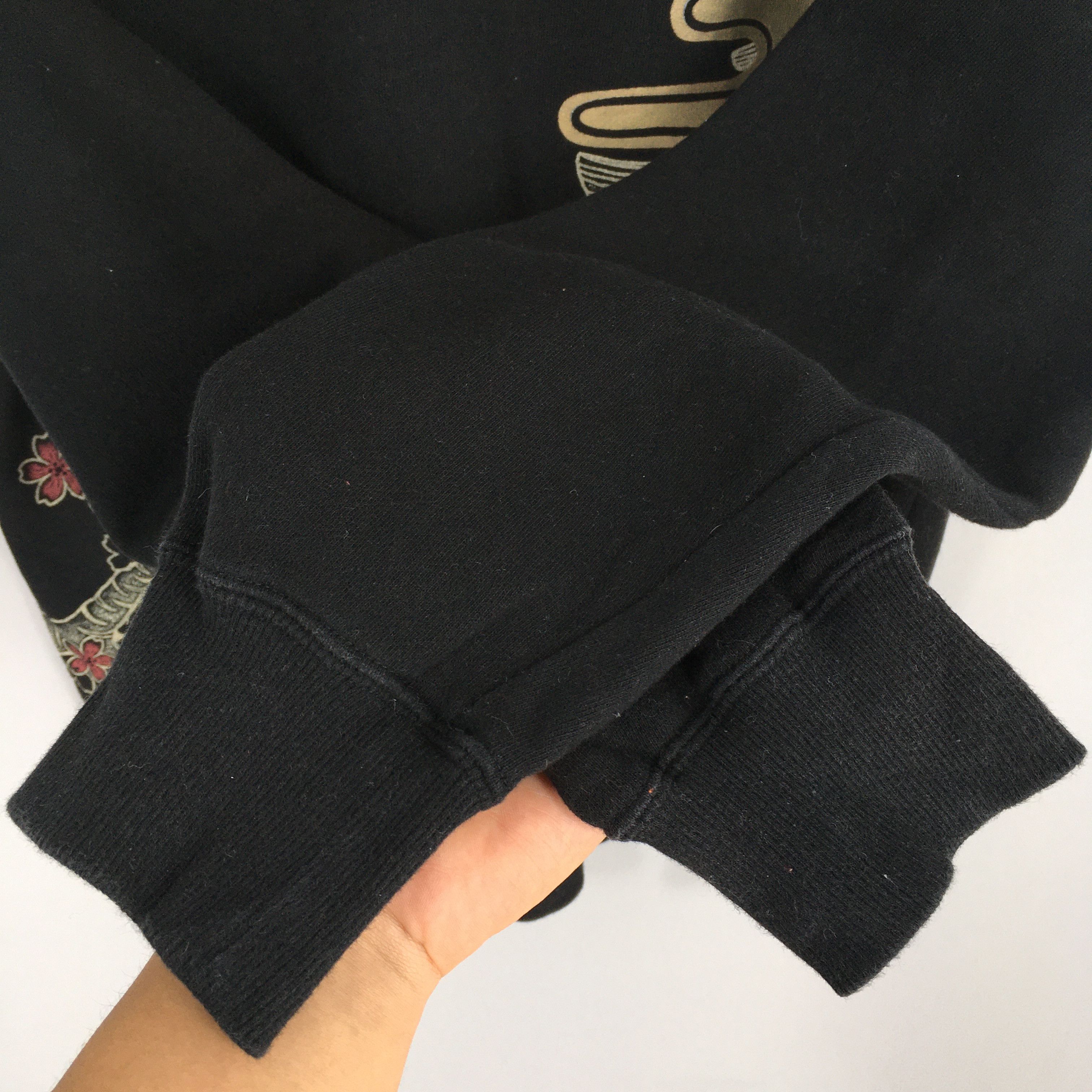 Japanese Brand × Vintage Fish Koi Sakura Blossom Sukajan Japan Sweater Medium Size US M / EU 48-50 / 2 - 5 Thumbnail