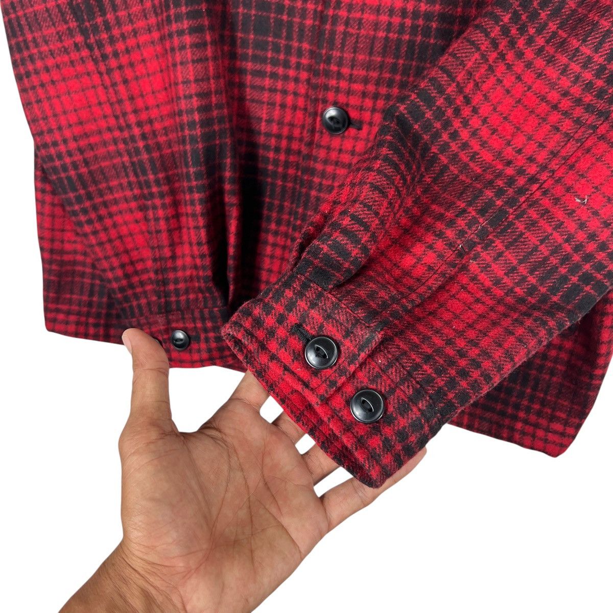 Japanese Brand 🔥 VINTAGE JAPANESE CPO PLAID SHIRT JACKET Size US M / EU 48-50 / 2 - 9 Thumbnail
