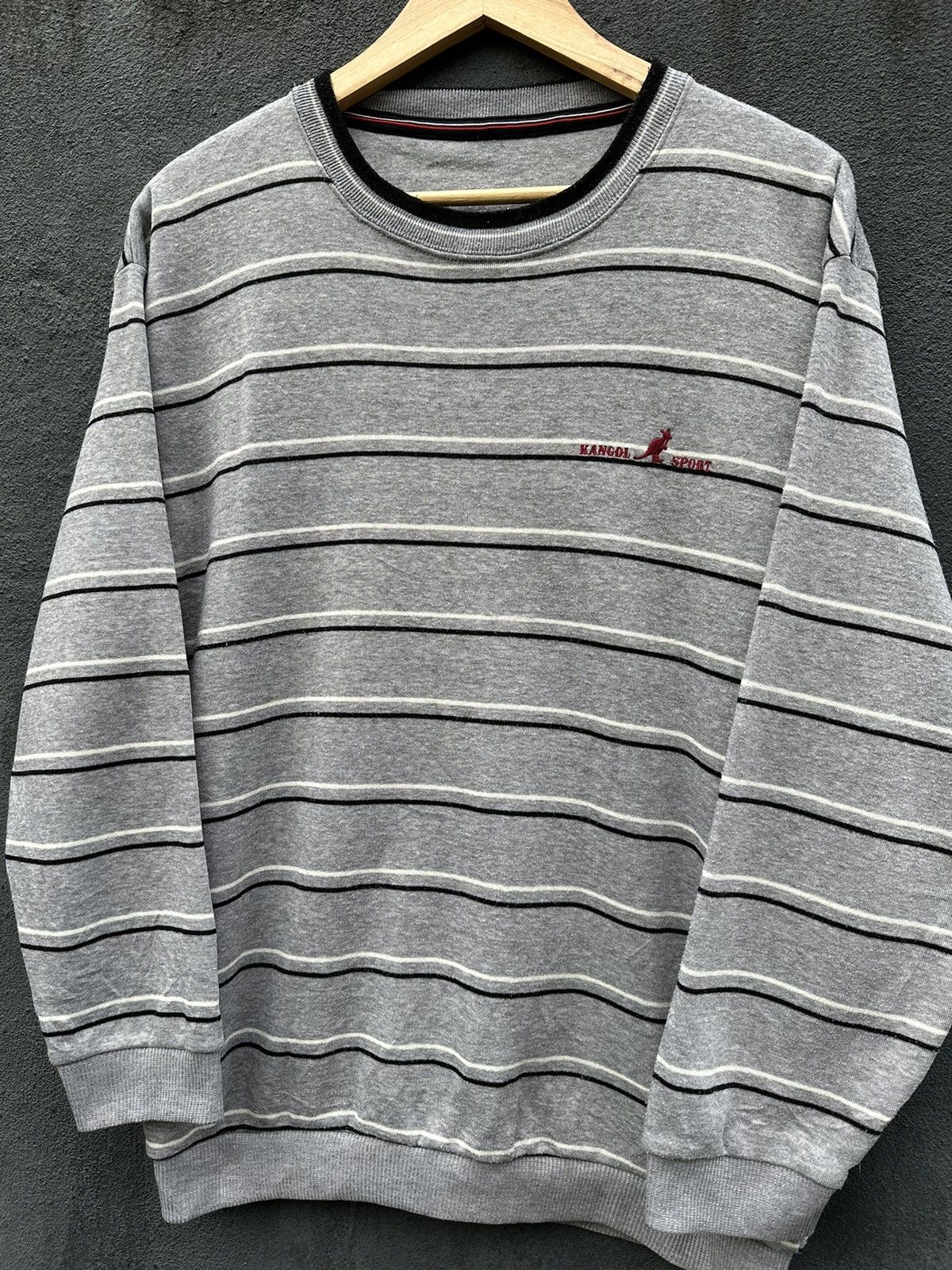 Kangol Vintage Kangol Striped Crewneck Size US M / EU 48-50 / 2 - 5 Thumbnail