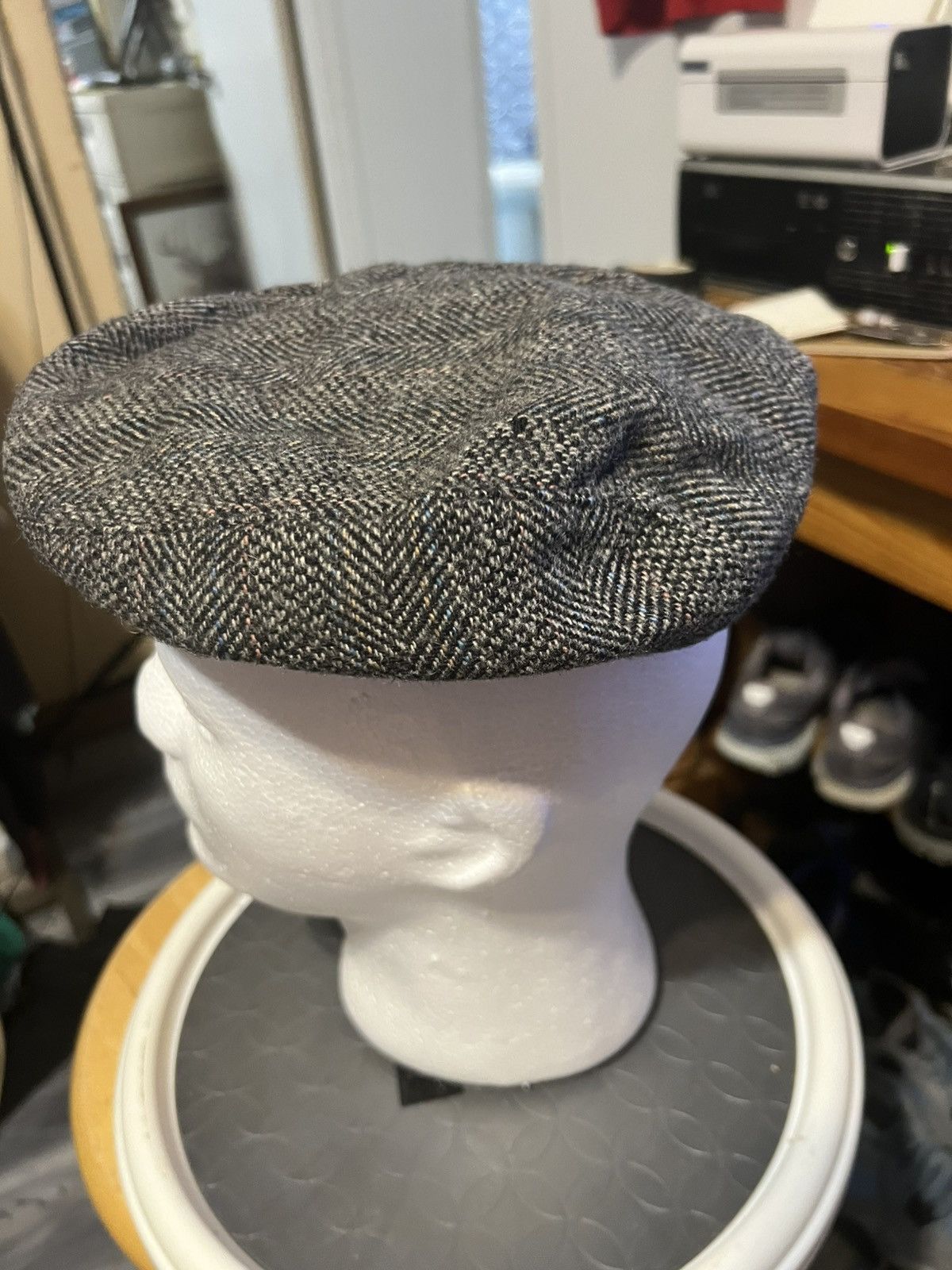 Vintage Vintage Union Made in USA Adam’s Row Newsboy Cabbie Hat Size ONE SIZE - 2 Thumbnail