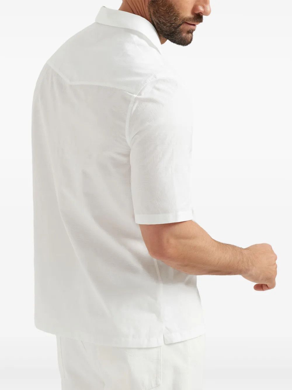 Brunello Cucinelli o1la1rc1a0326 Shirt in White Size US XL / EU 56 / 4 - 4 Thumbnail