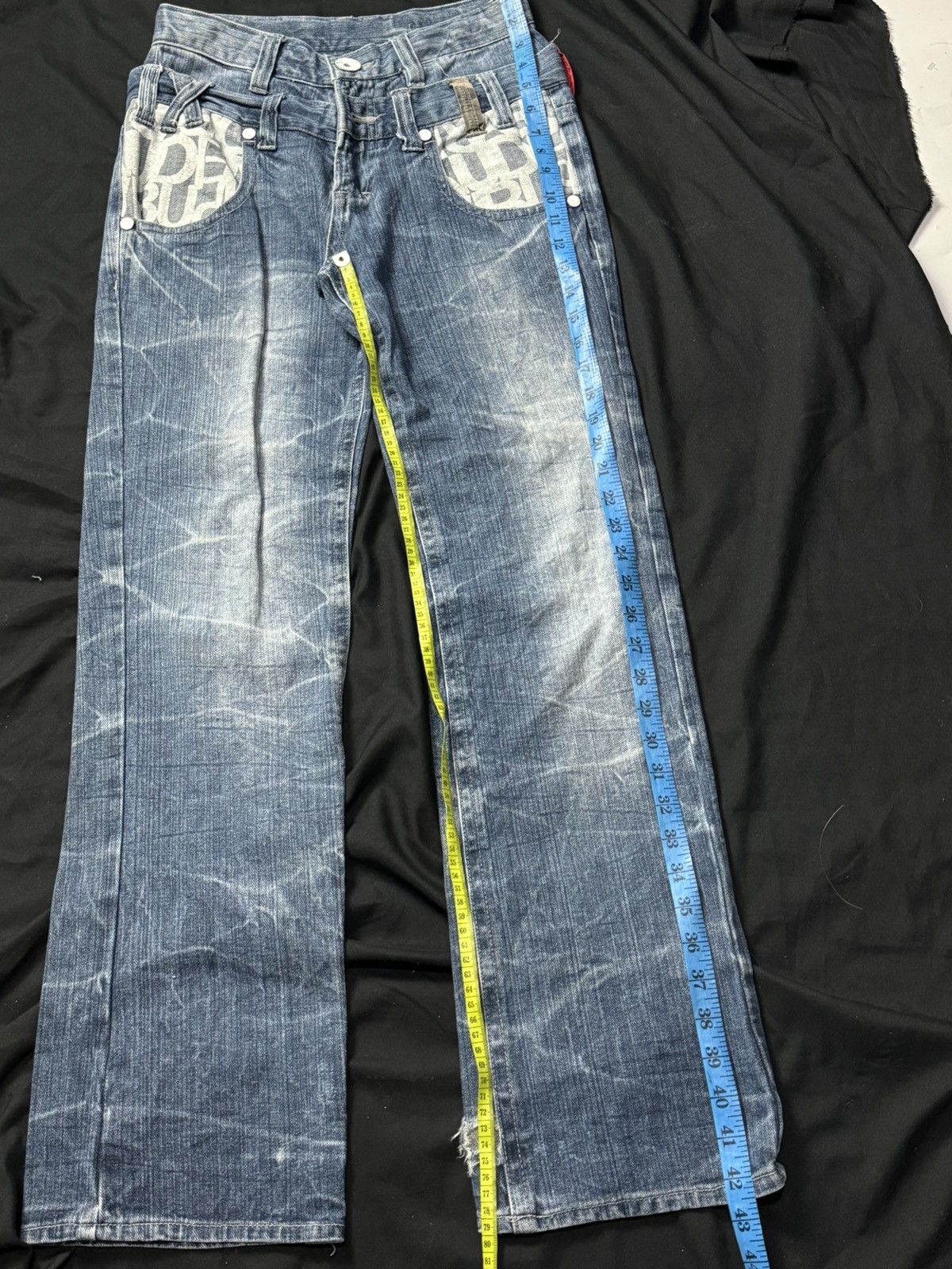 Tornado Mart Double Waist Sirmione Poem Japanese Denim PPFM Styled Size US 29 - 7 Thumbnail