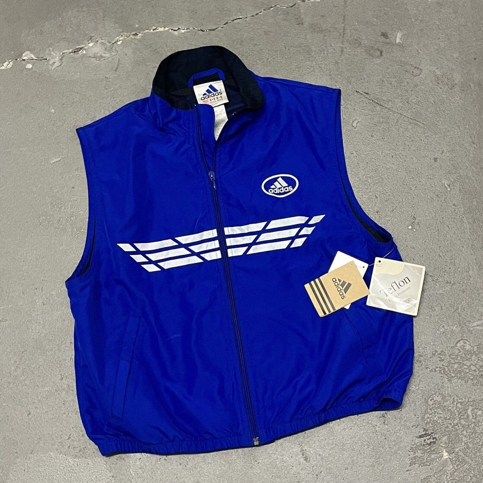 Adidas WMNS Vintage 2000’s Adidas Running Vest Y2K 3M Blue BNWT Lrg Size L / US 10 / IT 46 - 2 Thumbnail