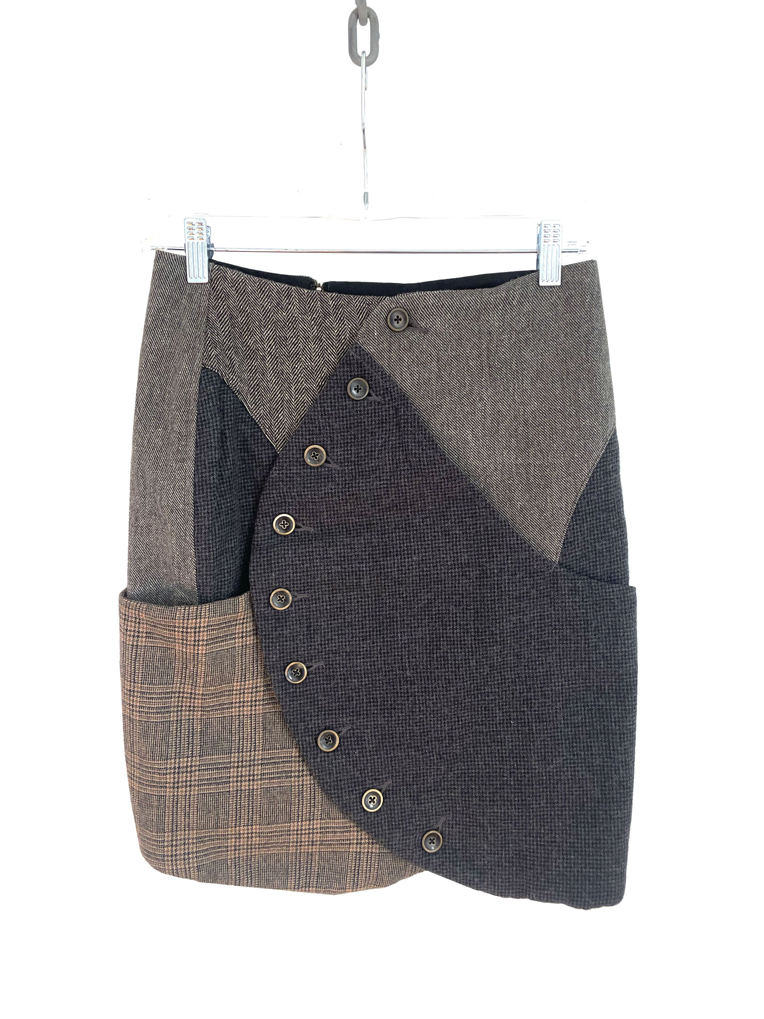 Kapital Cocoon Wool Skirt Size 28" / US 6 / IT 42 - 1 Thumbnail
