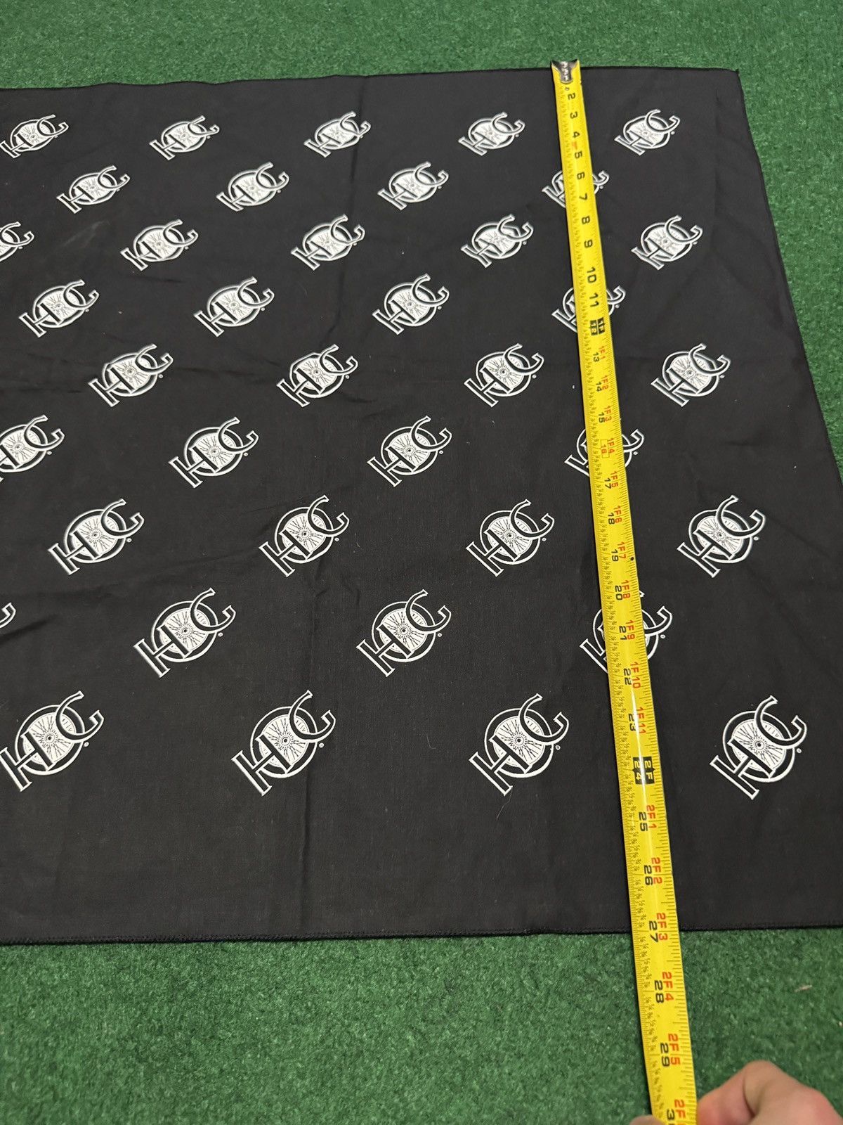 Harley Davidson × Vintage Vintage 90s Hog Harley Owners Group Black Biker Bandana Size ONE SIZE - 5 Thumbnail