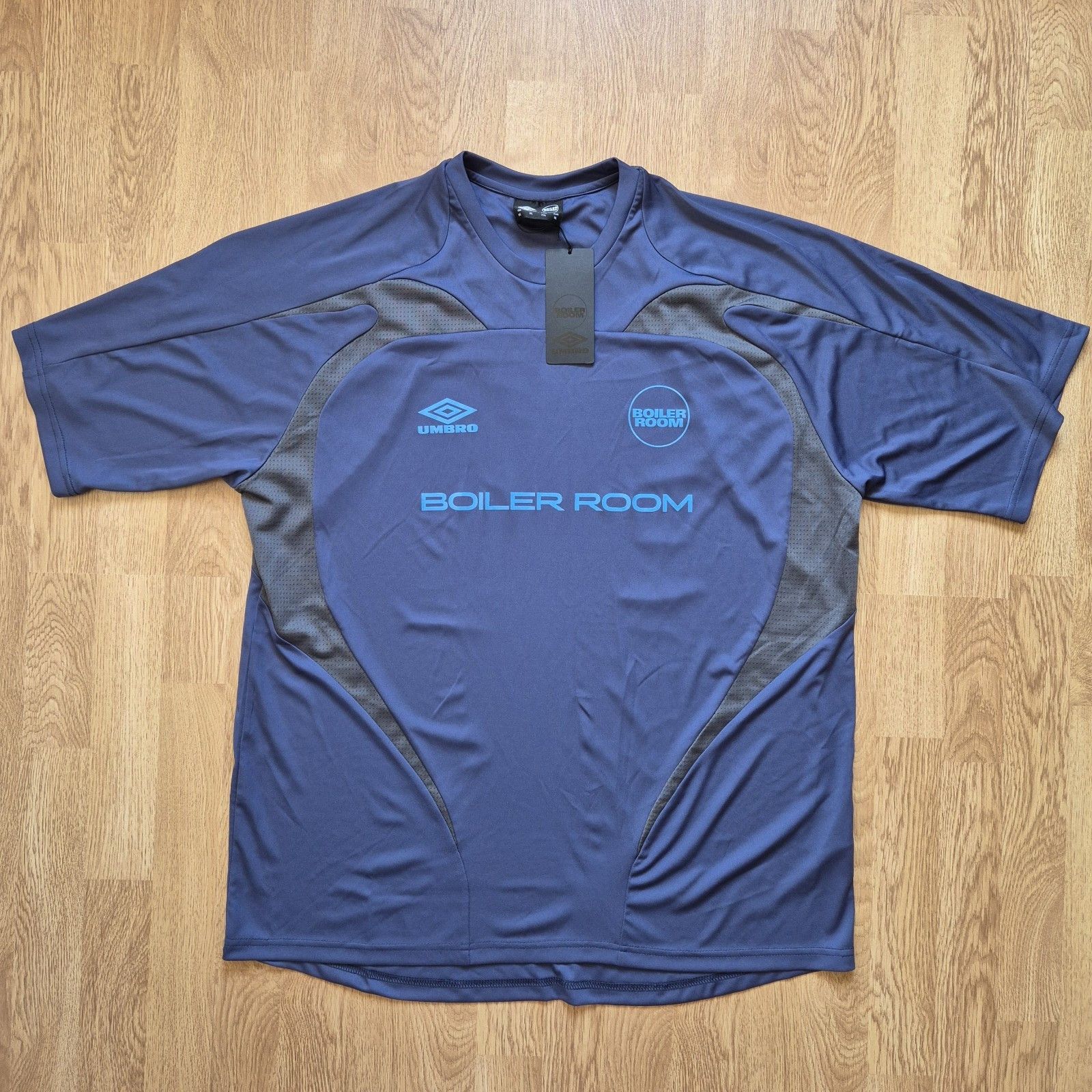 BOILER ROOM　×　UMBRO/ FB Jersy Boiler Room Men's x Umbro Football Shirt in Blue Boiler Room