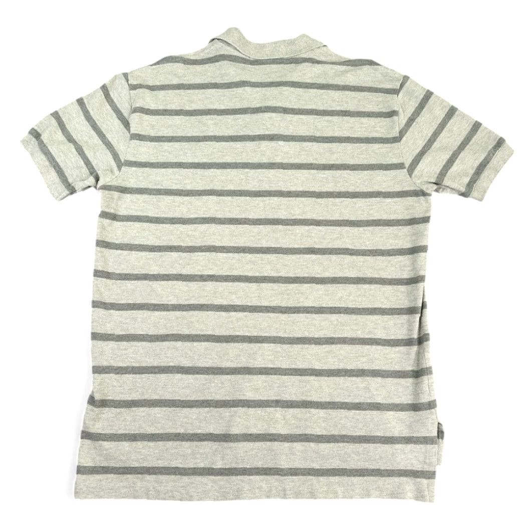 Polo Ralph Lauren VINTAGE Polo Ralph Lauren Shirt Adult LARGE Gray Stripe Monochrome 90s Polo by Ralph Lauren Chest 23 Length 30 Short Sleeve Size US L / EU 52-54 / 3 - 3 Thumbnail