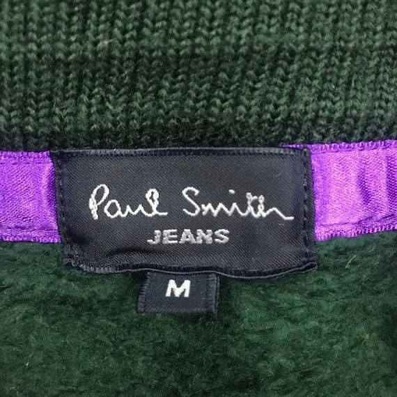 Paul Smith PAUL SMITH Jeans Zip Up Varsity Jacket Sweater Spell Out Size US M / EU 48-50 / 2 - 9 Thumbnail