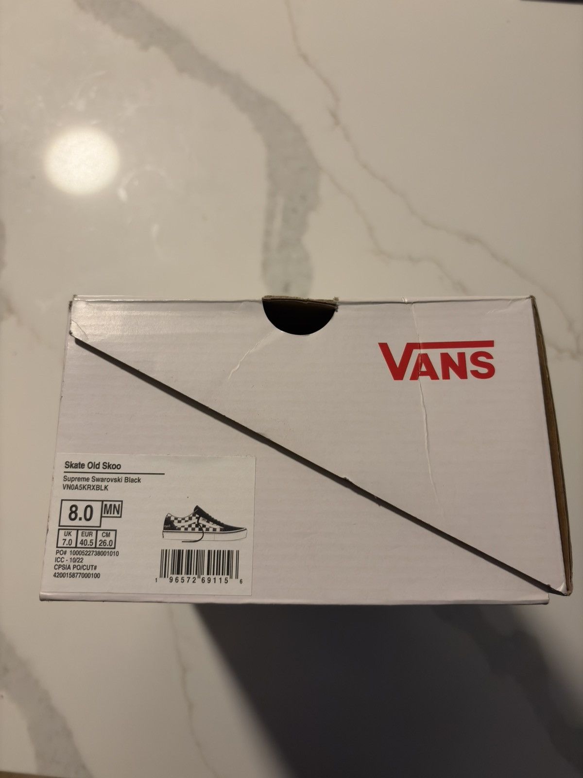 Supreme × Swarovski Supreme Swarovski Vans Size US 8 / EU 41 - 2 Thumbnail